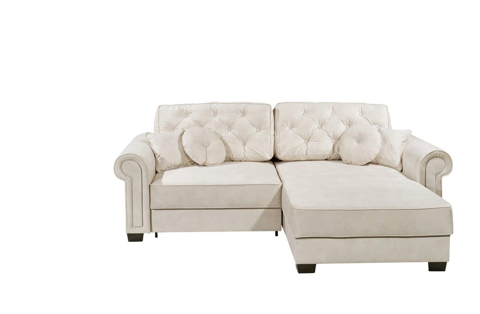 Sofa Colonia – ED Exciting Design – Cream | Mikrovelours Salvador |beidseitig montierbar Sofa Colonia – ED Exciting Design – Cream | Mikrovelours Salvador |beidseitig montierbar