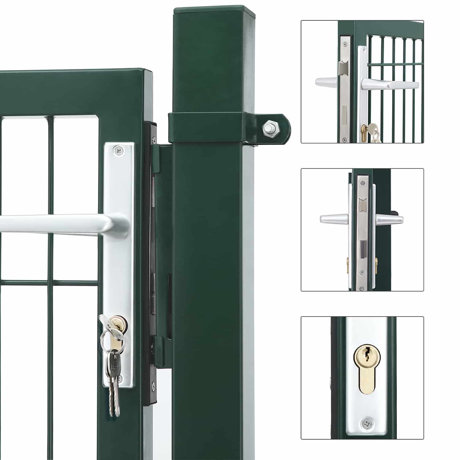 Gartentor mit Schloss-GGD200L Gartentor mit Schloss-GGD200L