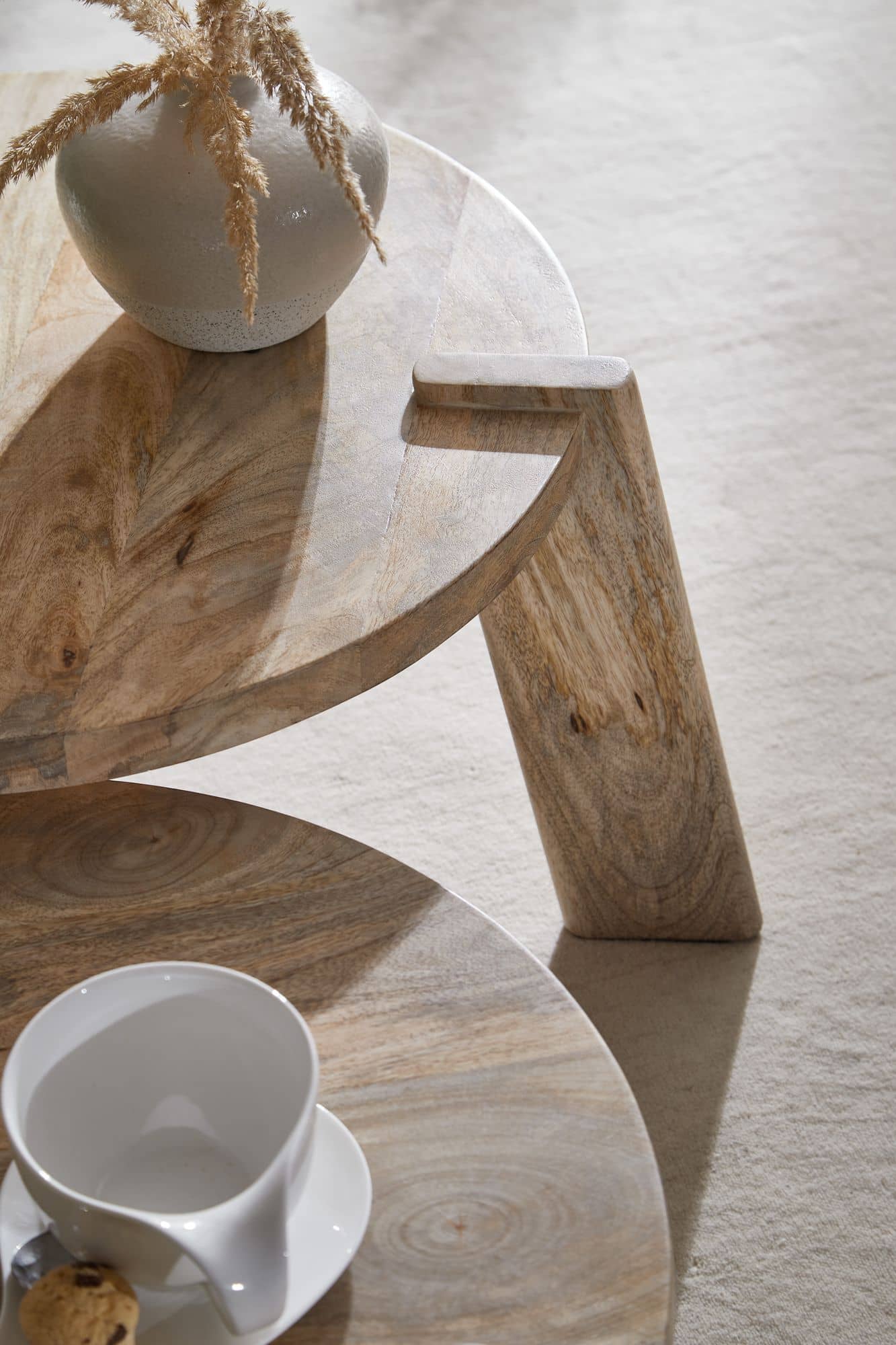 58428-WOHNLING-Beistelltisch-2er-Set-Mango-Hell-WL6-344-WL6-344_5hfxcRHE2E0LBY Design Couchtisch 2er Set Mango Massivholz Wohnzimmertisch Hell