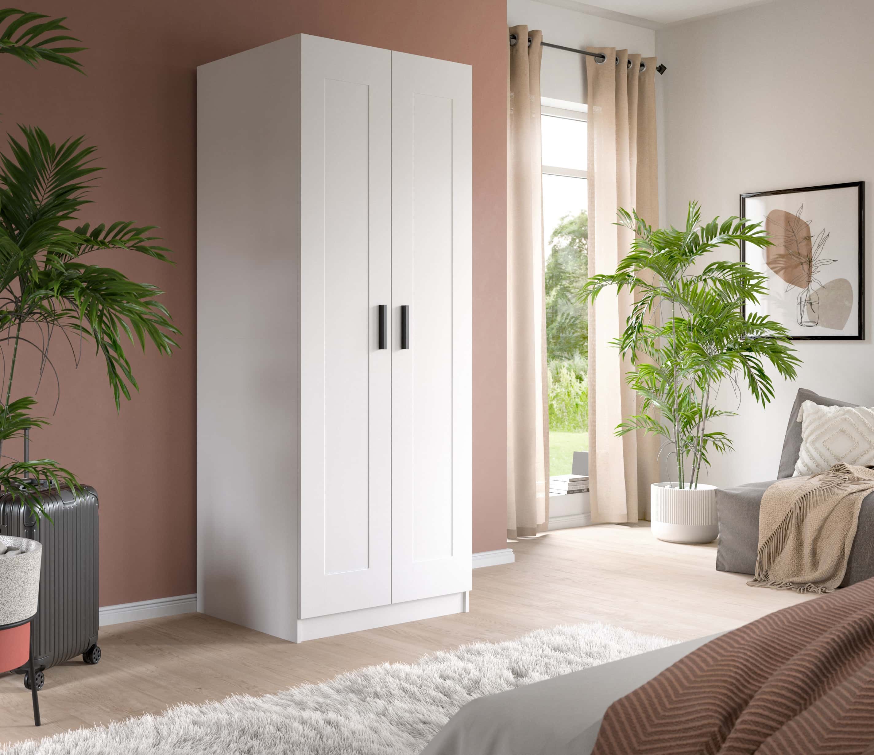 Visby Kleiderschrank 2-türig Visby Kleiderschrank 2-türig