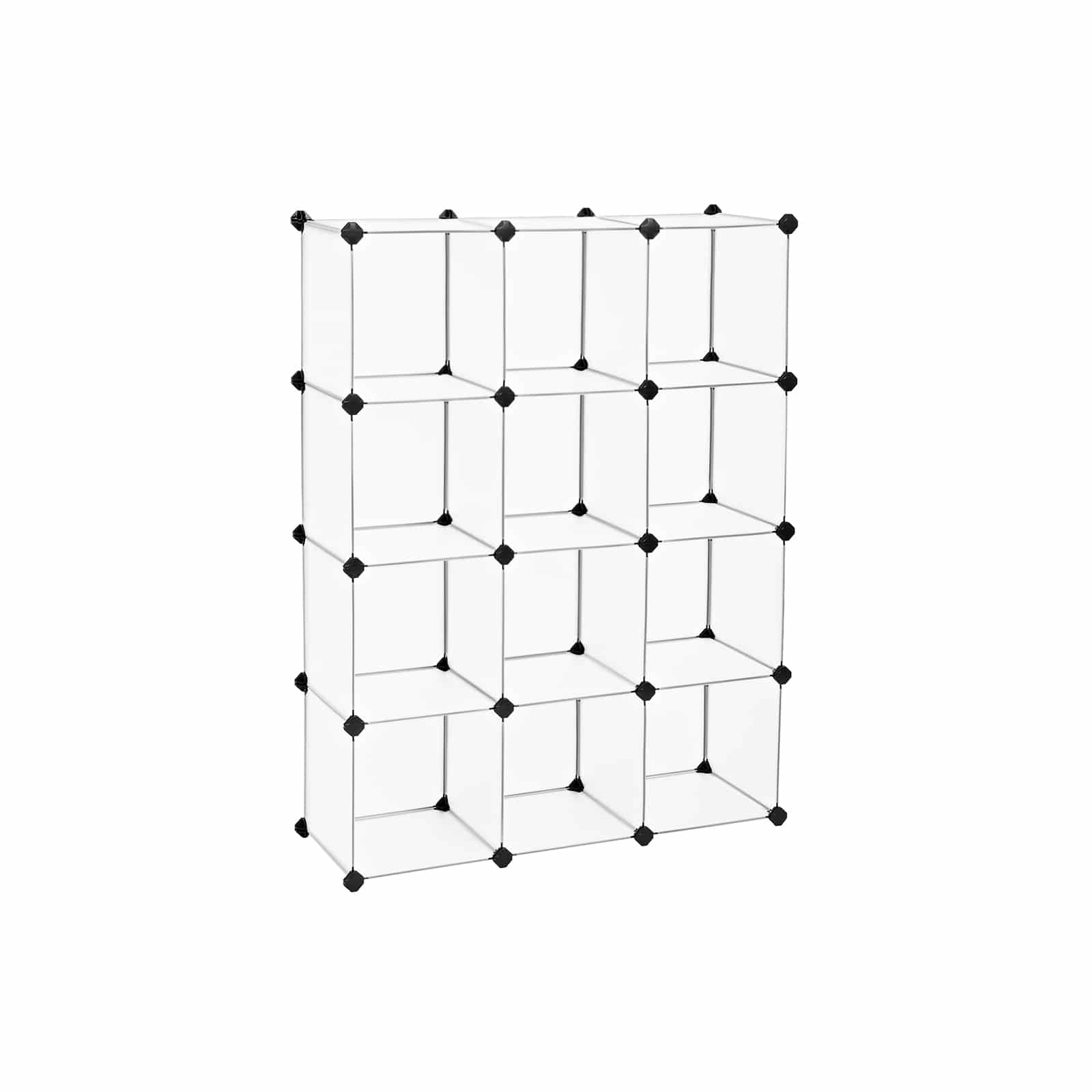 Steckregalsystem 12 Würfel Weiß-LPC34L Steckregalsystem 12 Würfel Weiß-LPC34L