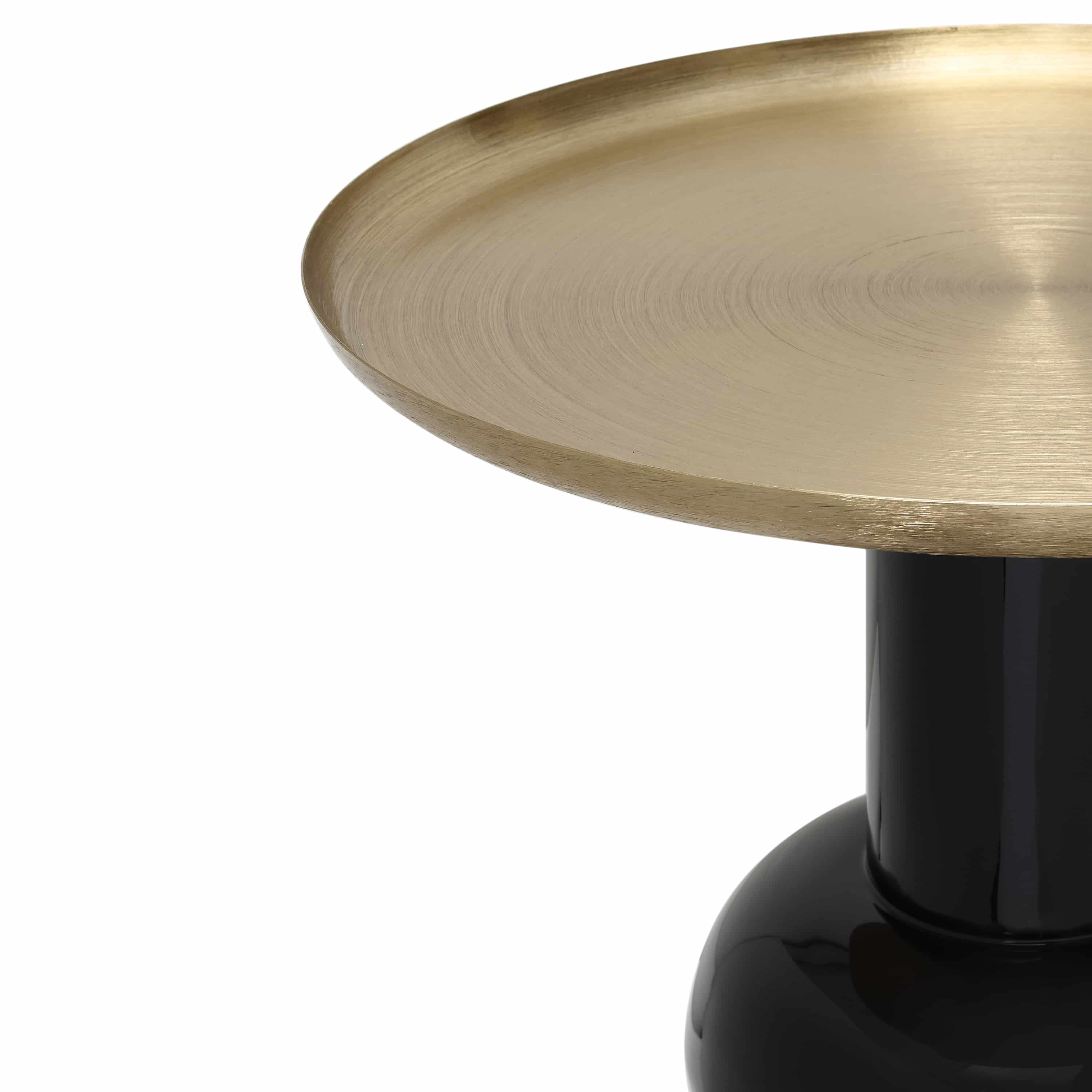 Beistelltisch Art Deco 2225 Taupe / Gold