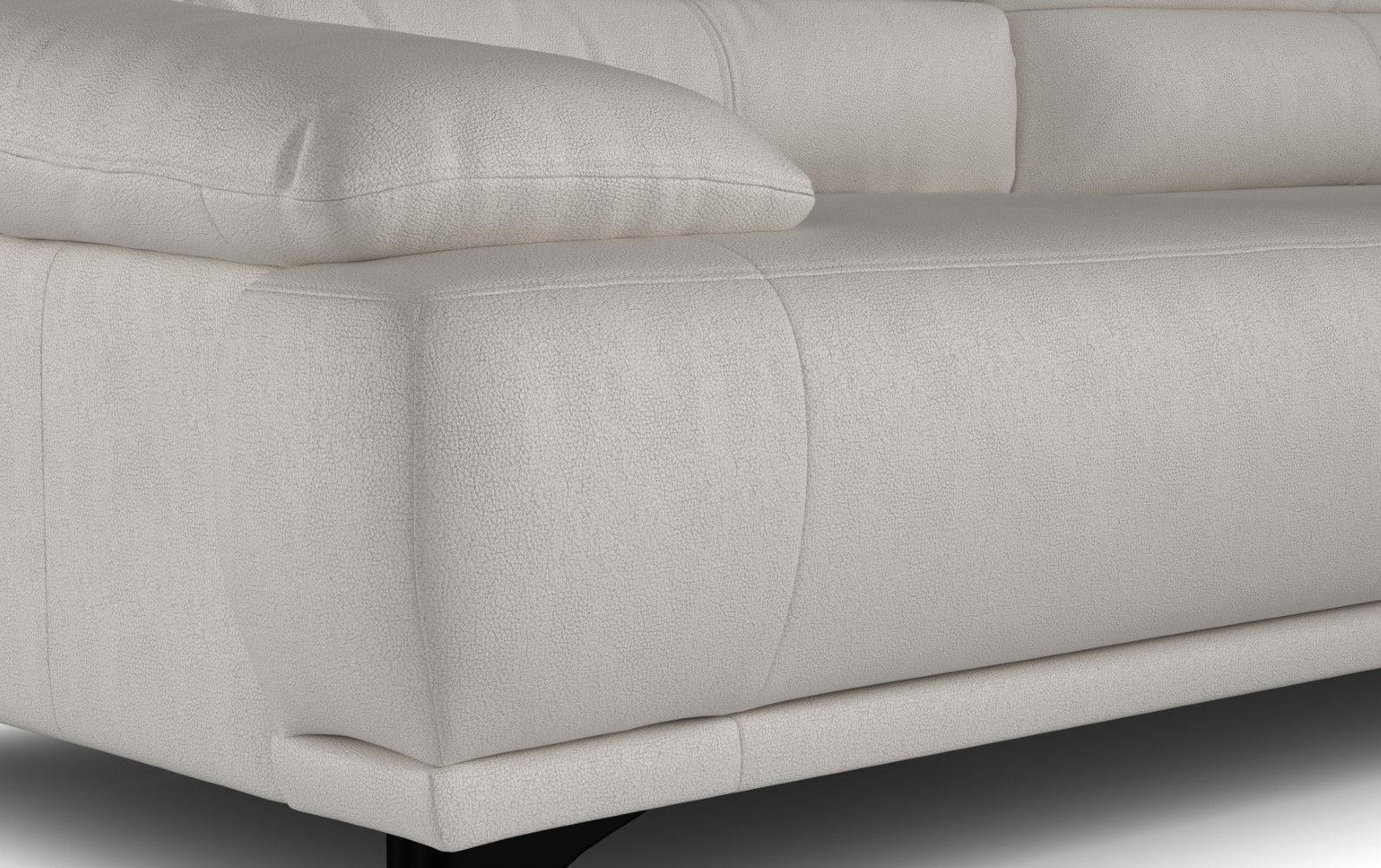 Sofa Modena von Cotta aus Echtleder Pampas Madras Sofa Modena von Cotta aus Echtleder Pampas Madras