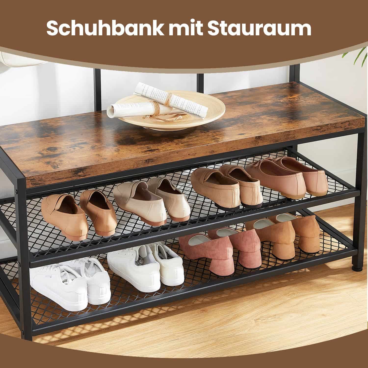 Industriestil Garderobe & Schuhbank Industriestil Garderobe & Schuhbank