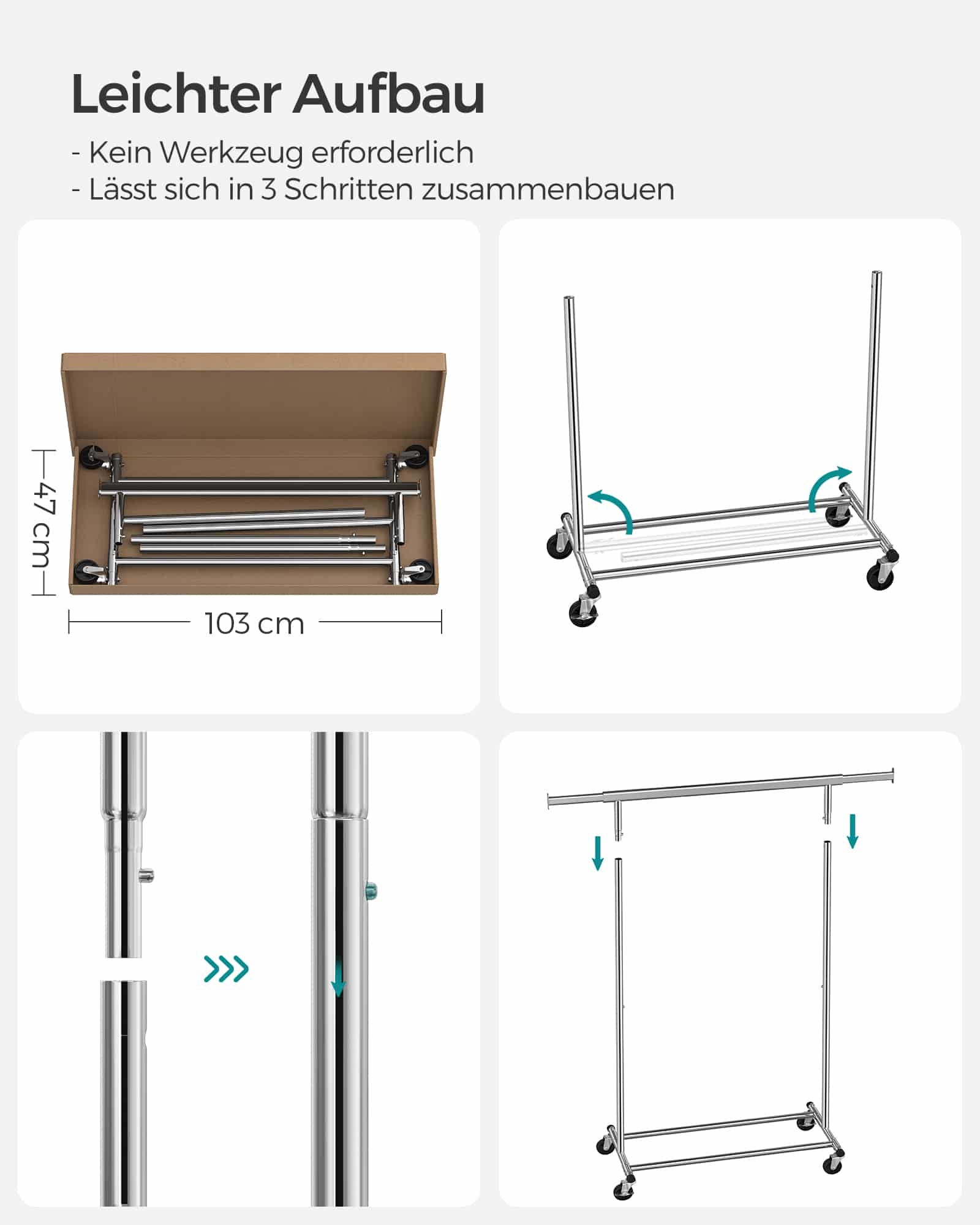 Schwerlast-Kleiderständer 90 kg-B34HSR13S Schwerlast-Kleiderständer 90 kg-B34HSR13S