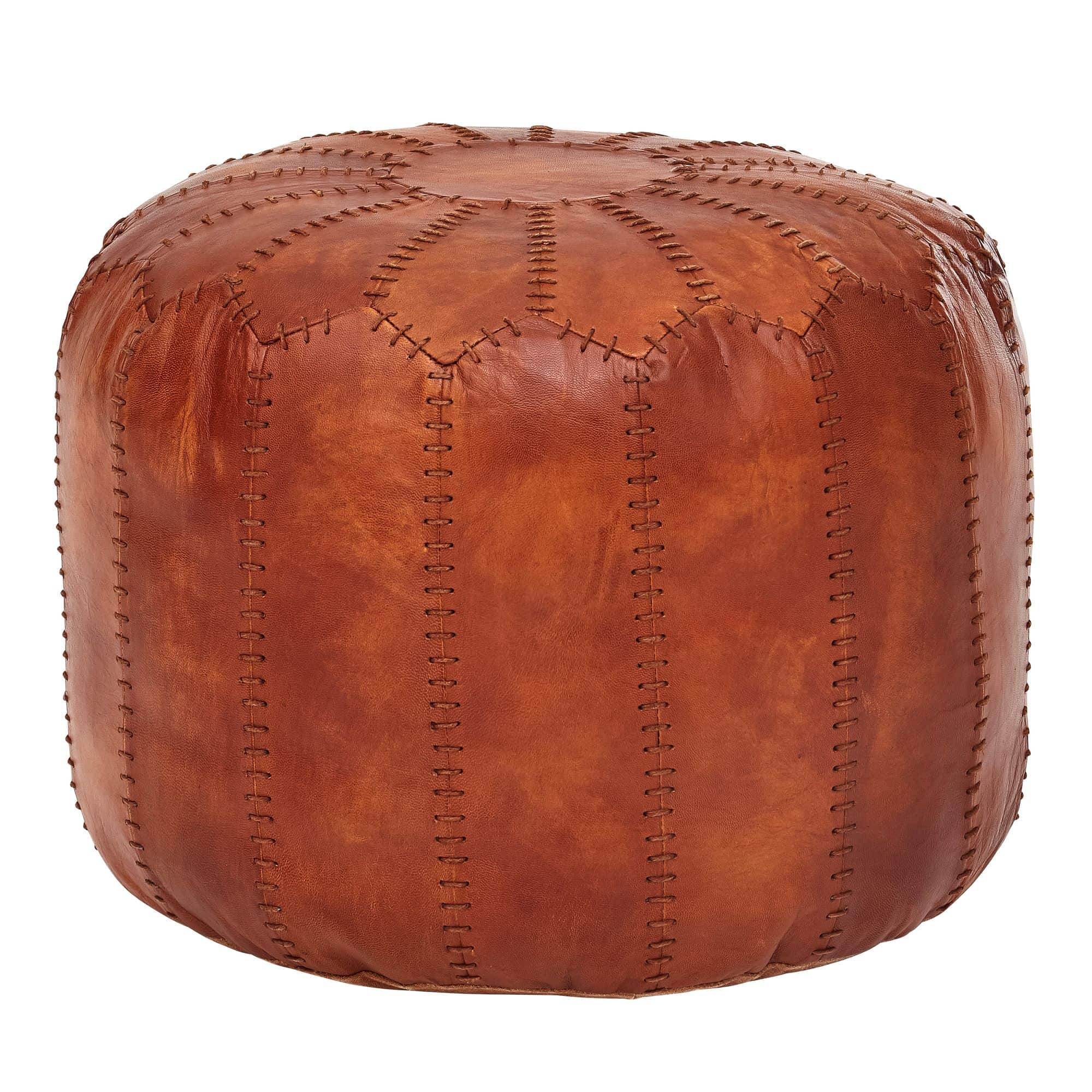 52639-WOHNLING-Sitzhocker-52x52x40-cm-WL6-088-WL6-088MFidjAQUU64Uy Orient-Look Echtleder-Sitzhocker: Luxus in Braun
