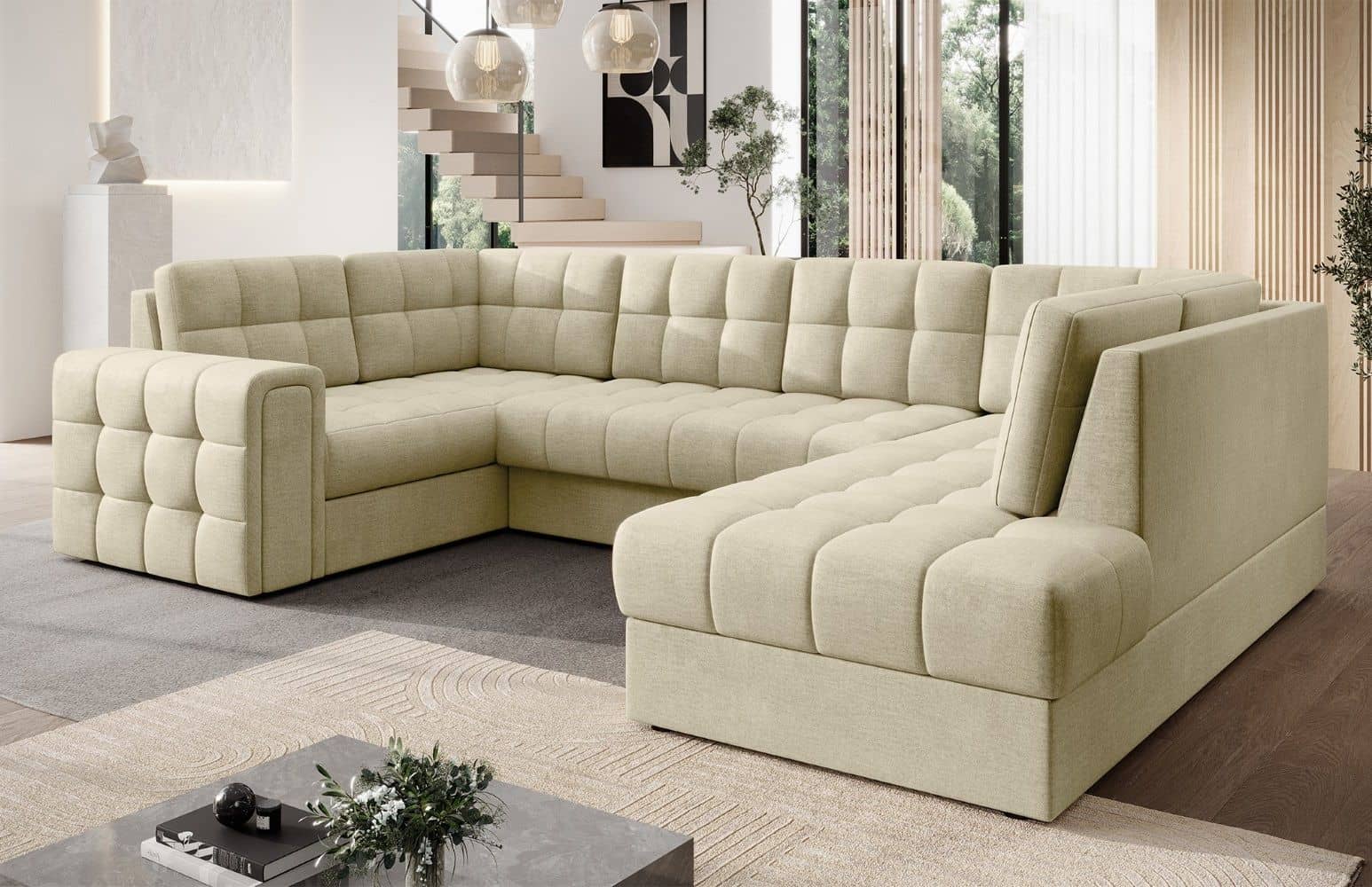 Wohnlandschaft Blewett Monolith mit Schlaffunktion von Eltap