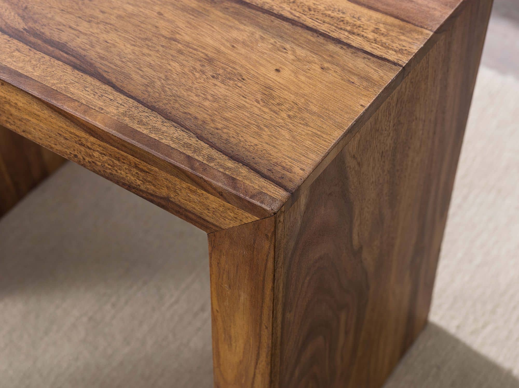 31308-WOHNLING-3er-Set-Satztisch-MUMBAI-Massiv-Ho_3D33KGG5Dyp1z8 3er Set Satztisch Massiv-Holz Sheesham Wohnzimmer-Tisch Landhaus-Stil Beistelltisch dunkel-braun Naturholz
