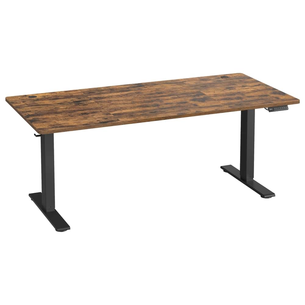 Höhenverstellbarer Schreibtisch elektrisch, 180 x 80 cm, mit USB-C-Anschluss