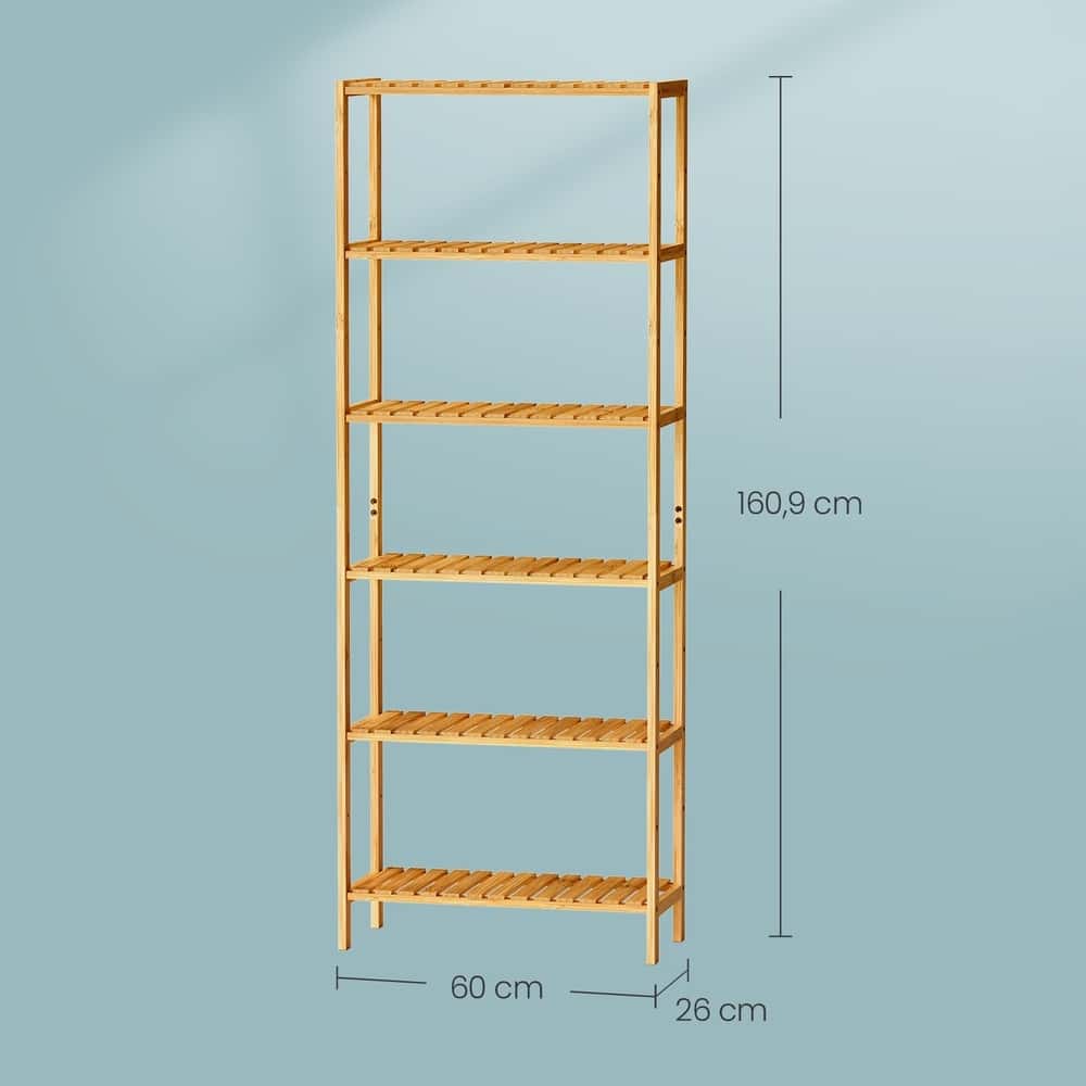 Schuhregal aus Bamboo, 6 Ebenen, Pflanzenständer Schuhregal aus Bamboo, 6 Ebenen, Pflanzenständer
