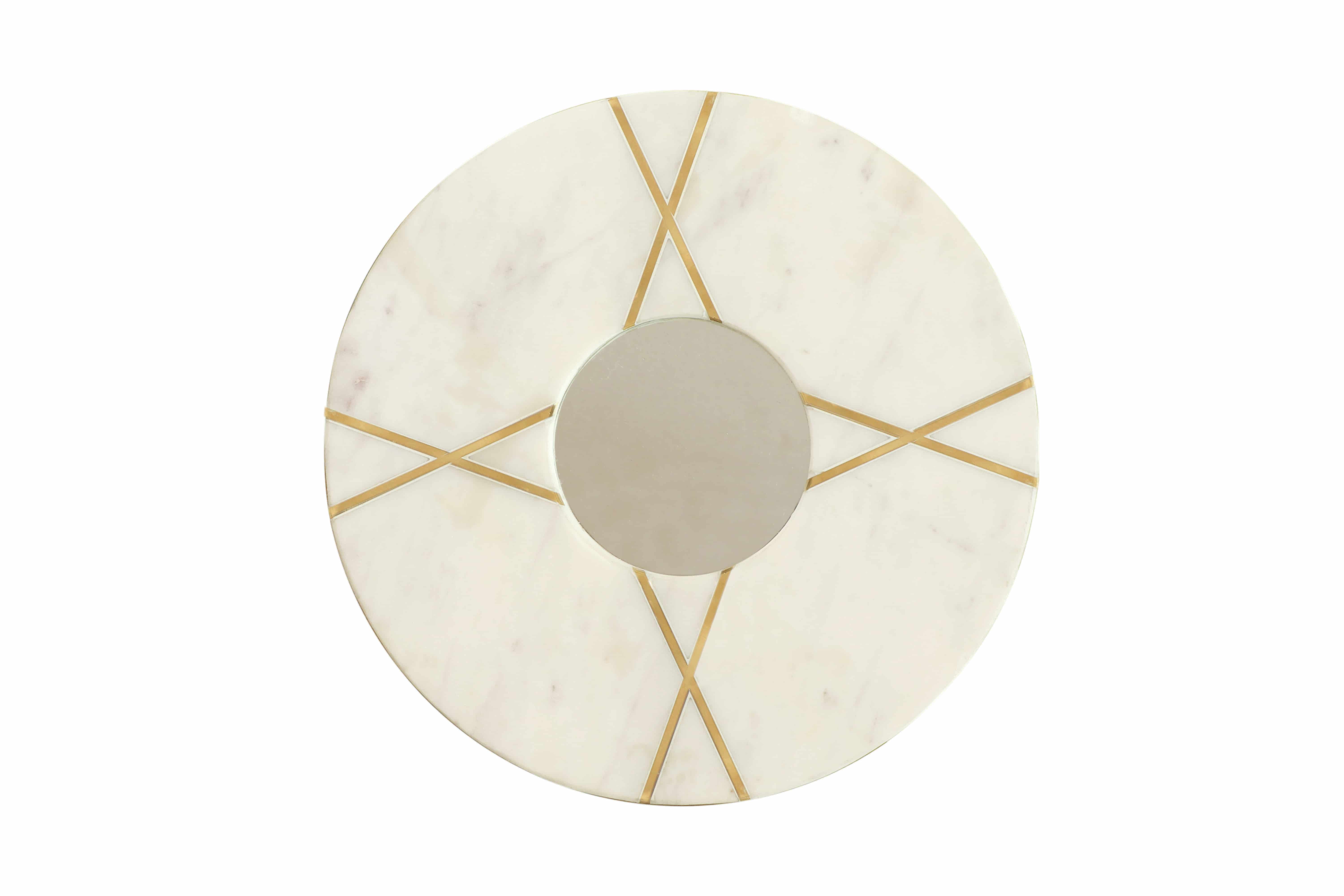 Wandspiegel Dexter 125 Weiß