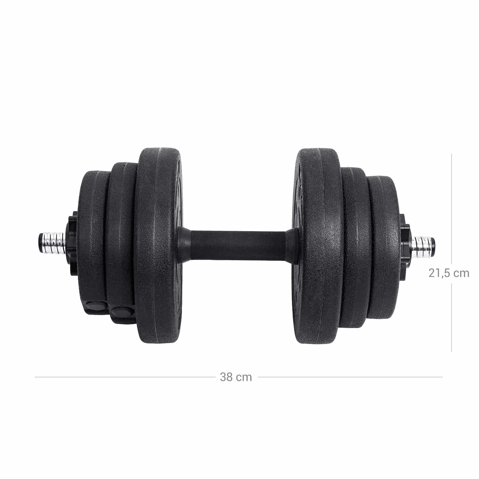 Kurzhantel-Set 20 kg Schwarz-SYL20HV1 Kurzhantel-Set 20 kg Schwarz-SYL20HV1