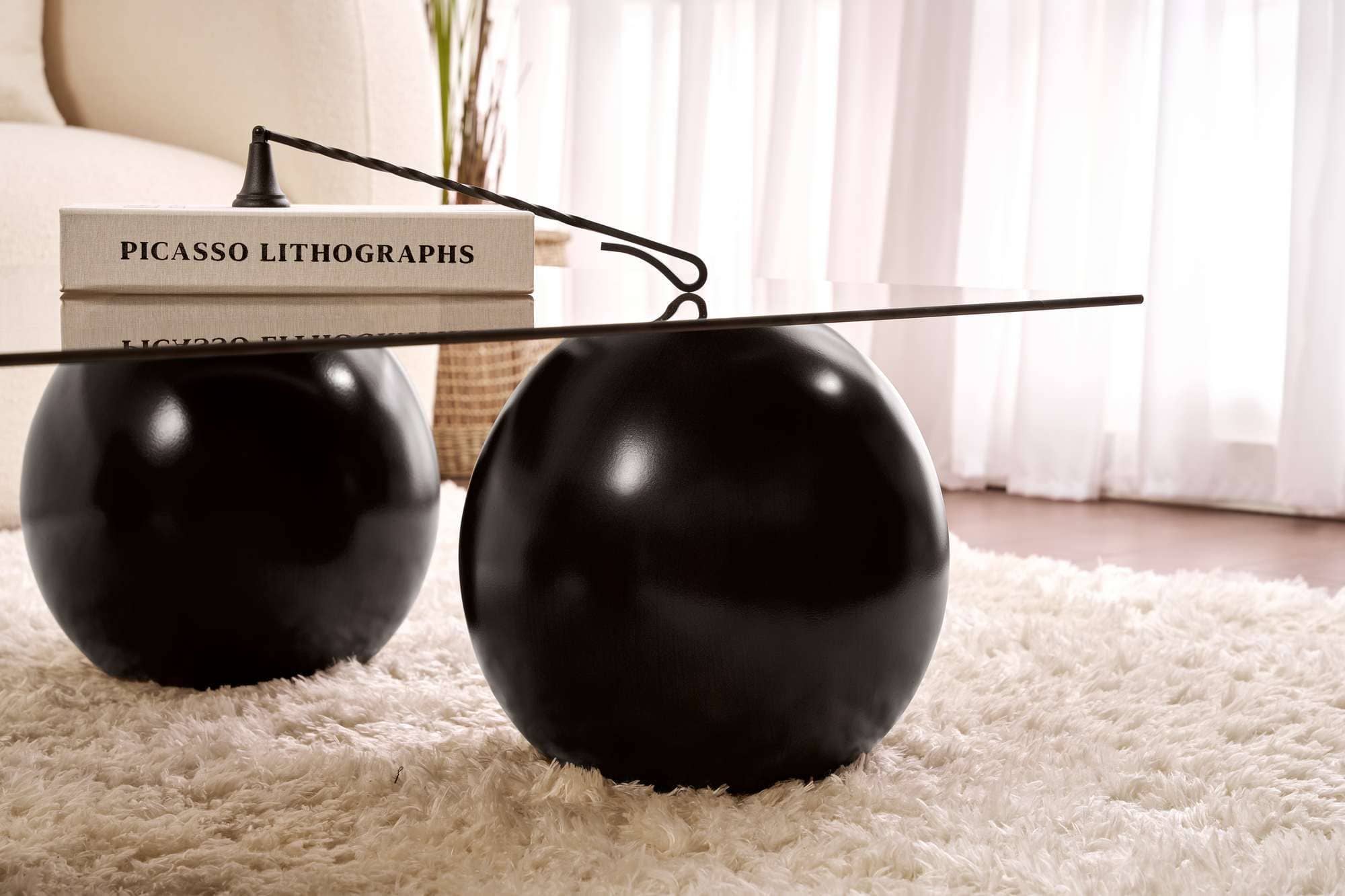 Sera - schwarz, grau - Couchtisch