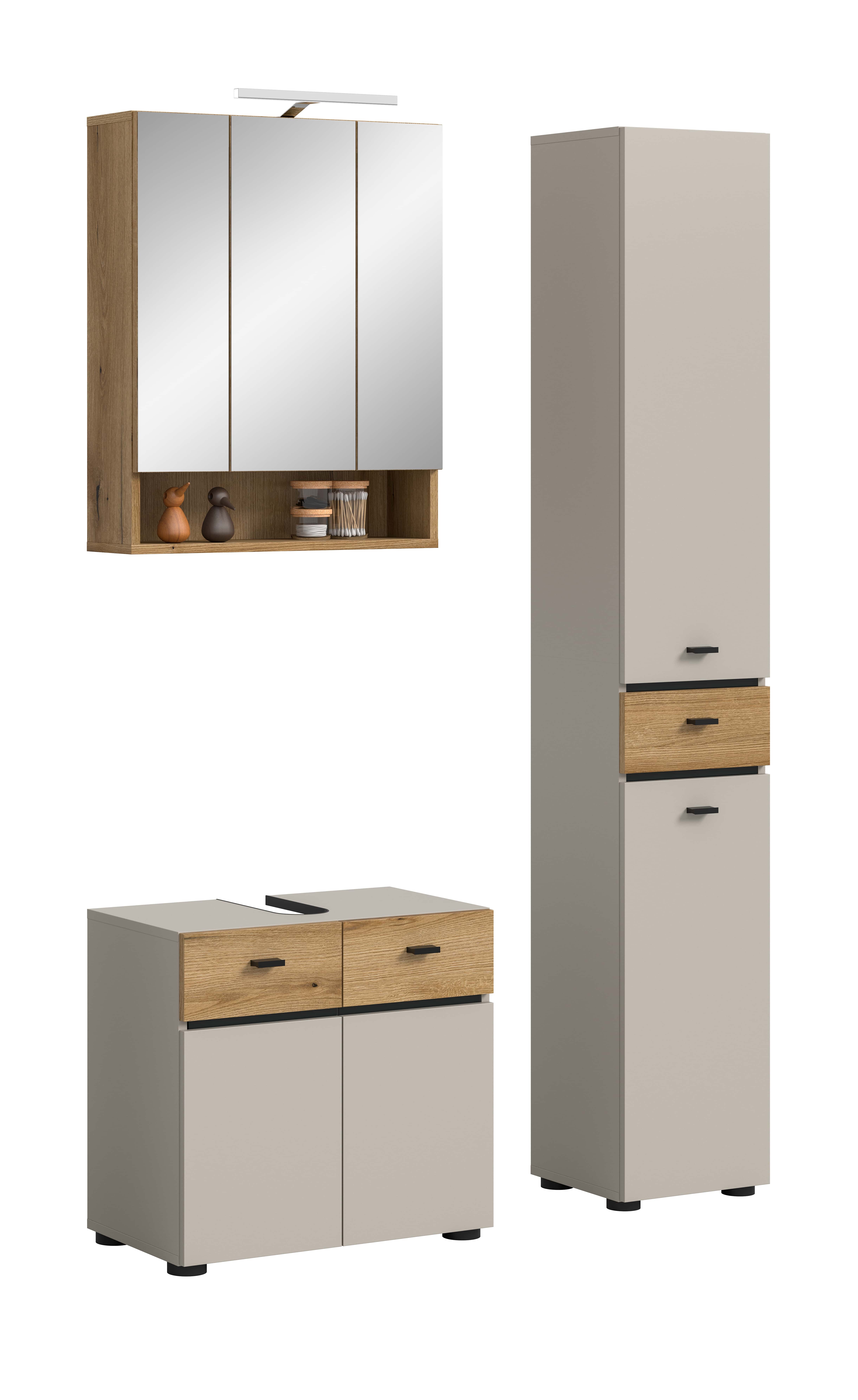 Aqua Badkombination inkl. Beleuchtung