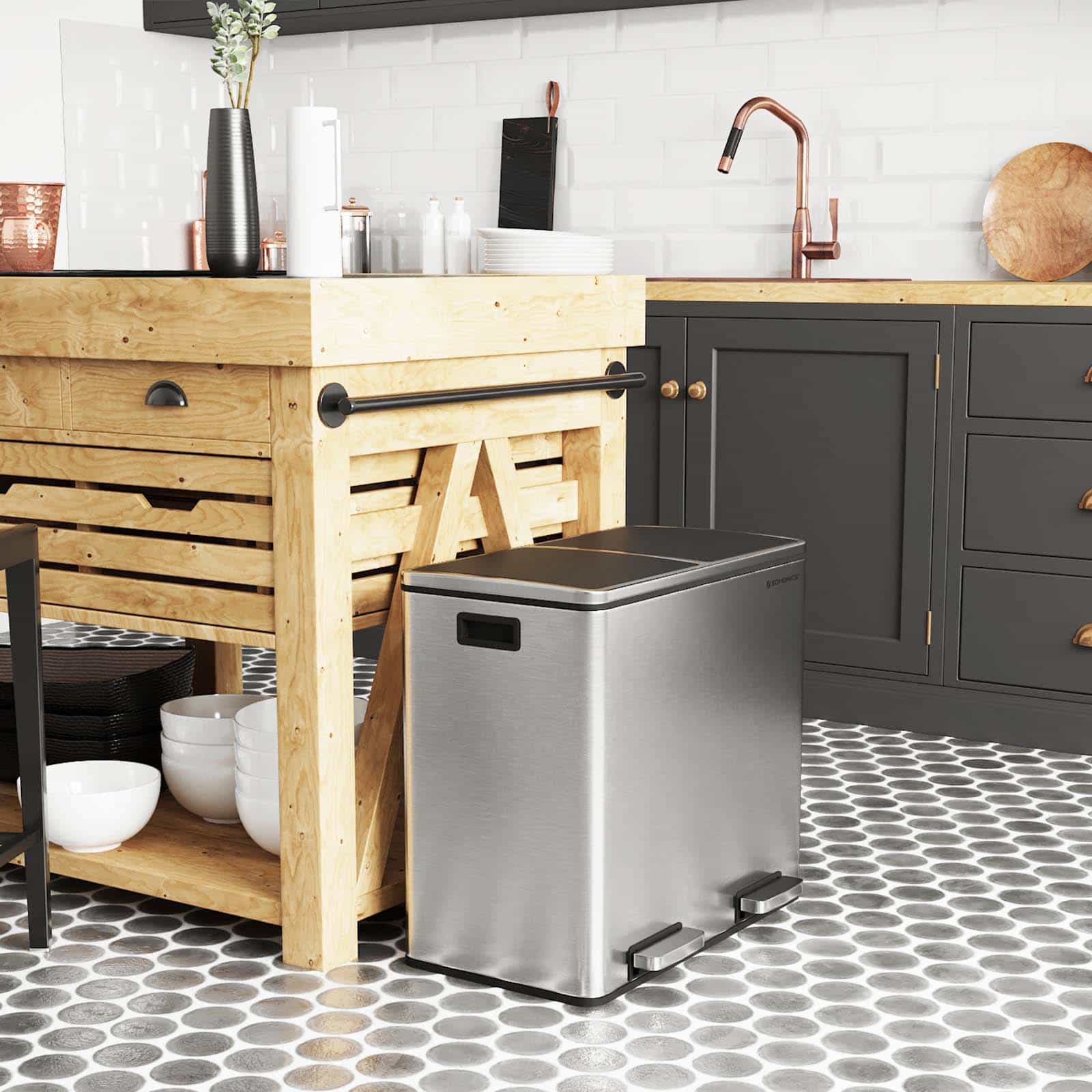 Mülleimer 48 Liter (2 x 24 L)-LTB48NL Mülleimer 48 Liter (2 x 24 L)-LTB48NL