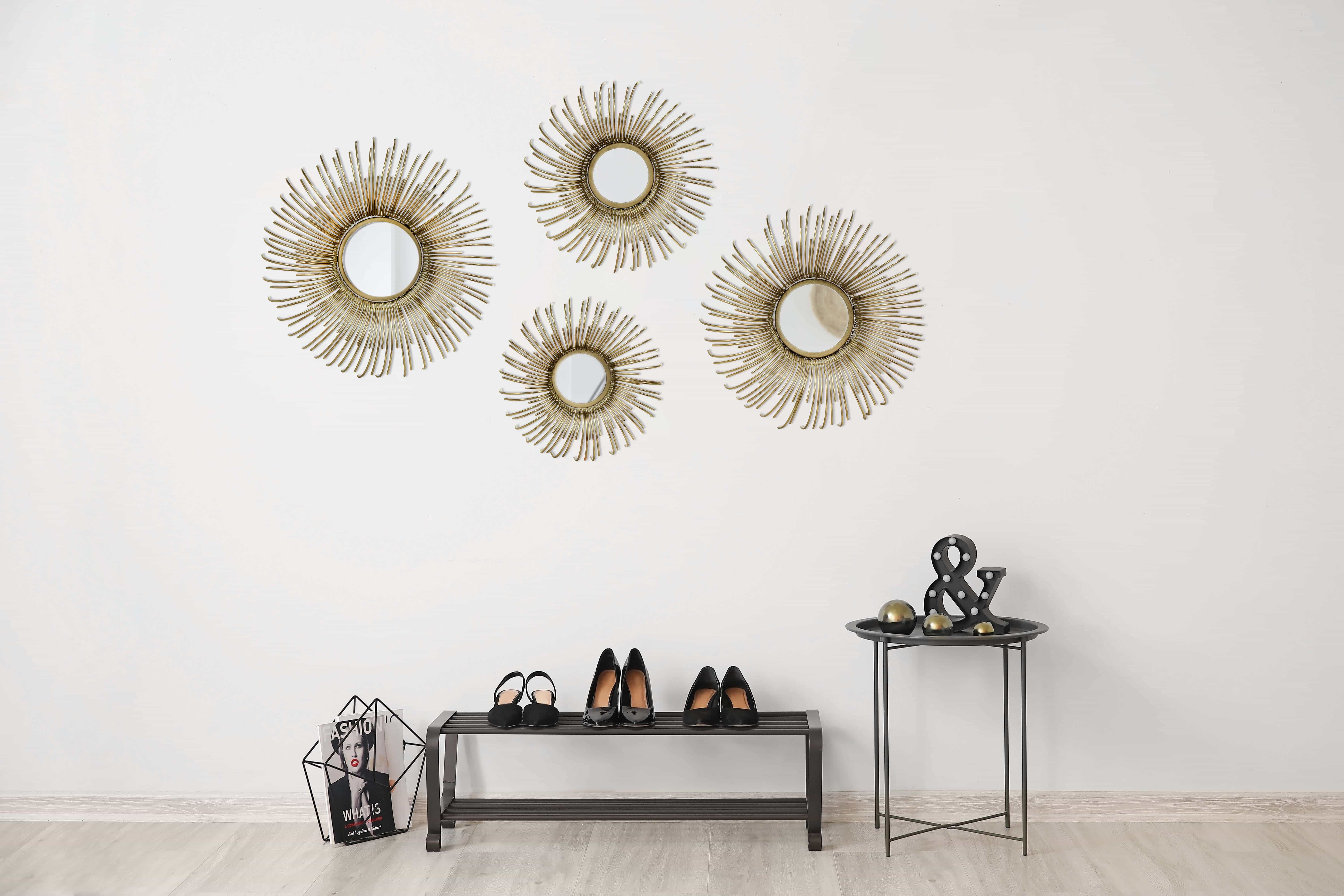 Wandspiegel Duke 525 4er-Set Silber Wandspiegel Duke 525 4er-Set Silber