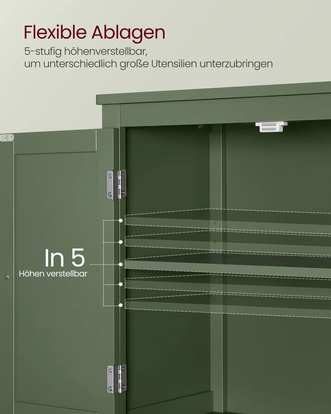 Badezimmerschrank mit 4 Türen klassikweiß waldgrün Badezimmerschrank mit 4 Türen klassikweiß waldgrün