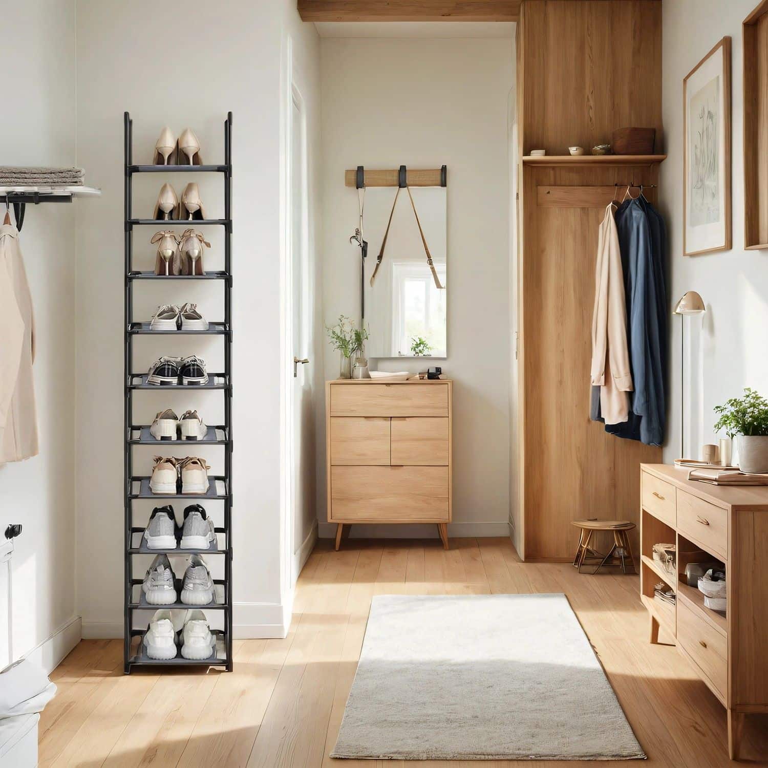 Schuhregal,10 Ebenen, Schuhablage Schuhregal,10 Ebenen, Schuhablage