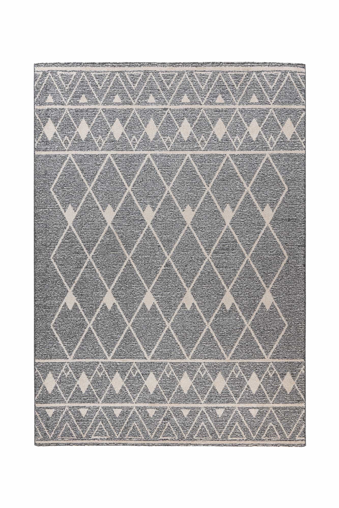 Rhombus 325 Grau / Beige 80cm x 150cm Rhombus 325 Grau / Beige 80cm x 150cm