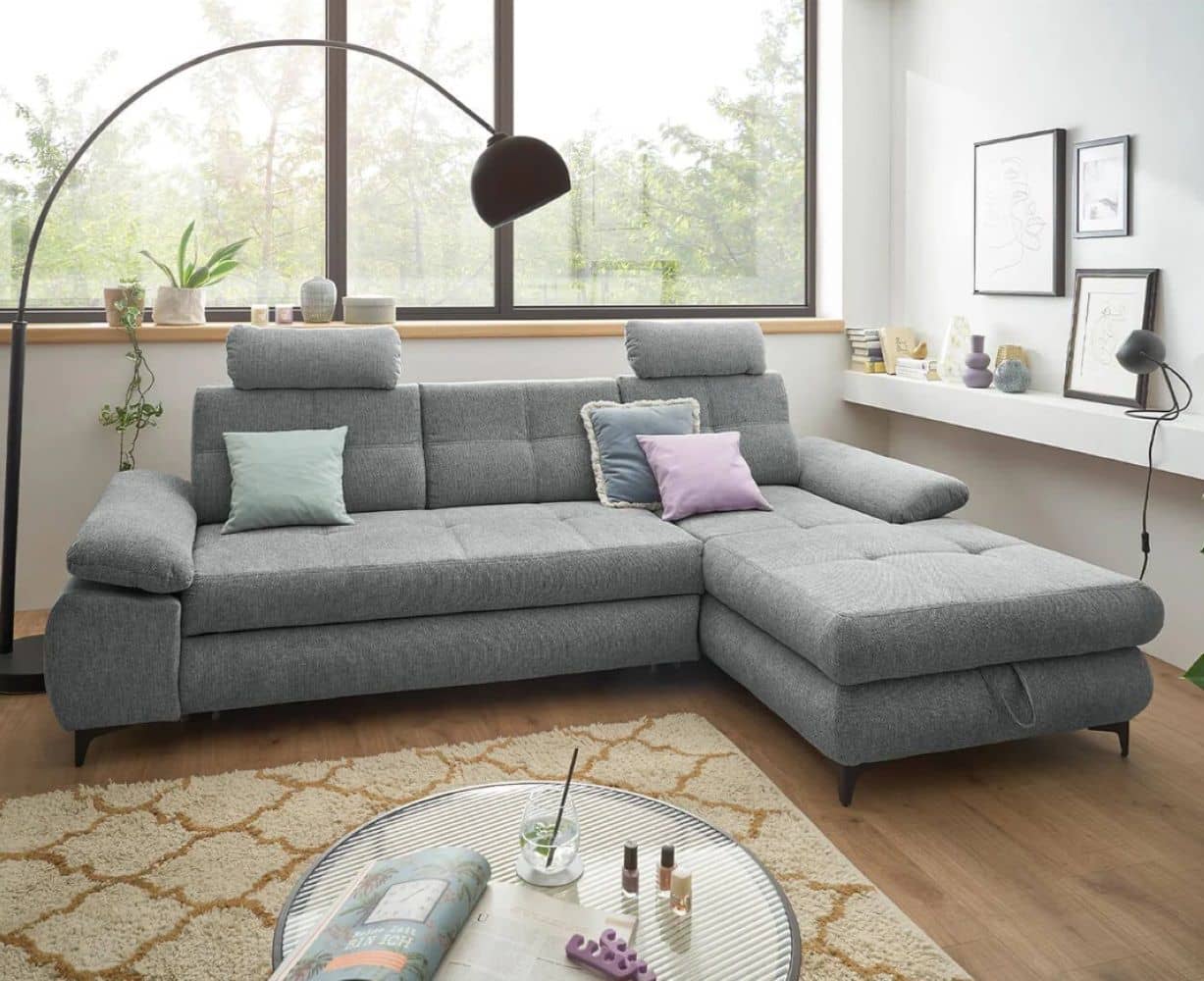 Ecksofa Altona von ED Exciting Design mit Schlaffunktion und Bettkasten – Stilvoll und Funktional Ecksofa Altona von ED Exciting Design mit Schlaffunktion und Bettkasten – Stilvoll und Funktional