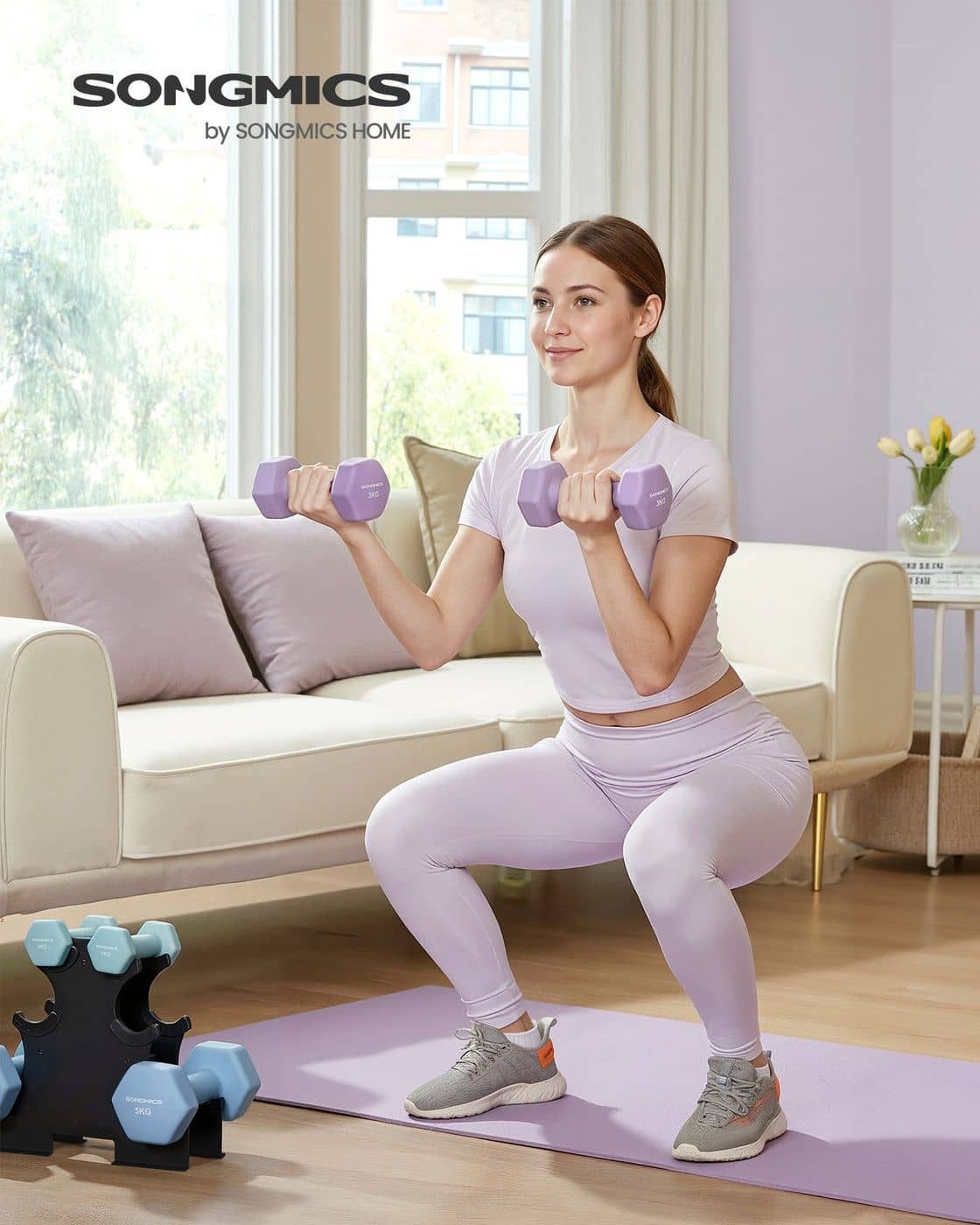 Kurzhantel Set mit Hantelständer Kurzhantel Set mit Hantelständer