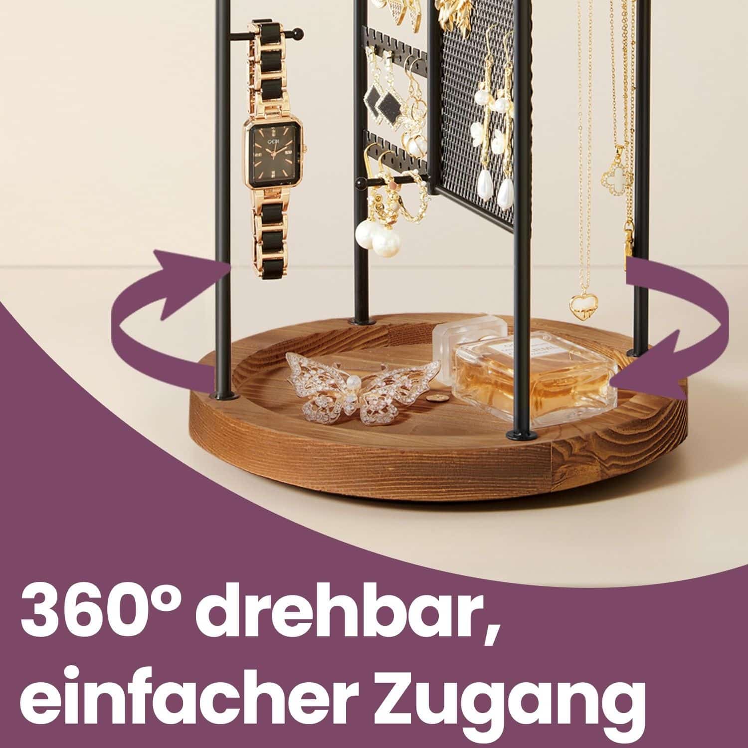 Schmuckständer für Halsketten Geschenkidee schwarz Schmuckständer für Halsketten Geschenkidee schwarz