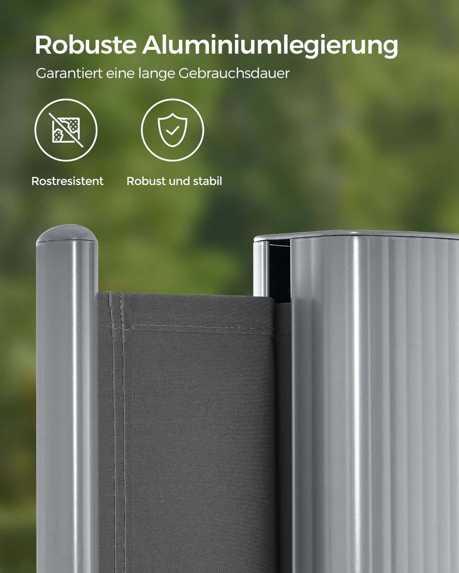 Seitenmarkise 160 x 350 cm Anthrazit-GSA165G Seitenmarkise 160 x 350 cm Anthrazit-GSA165G