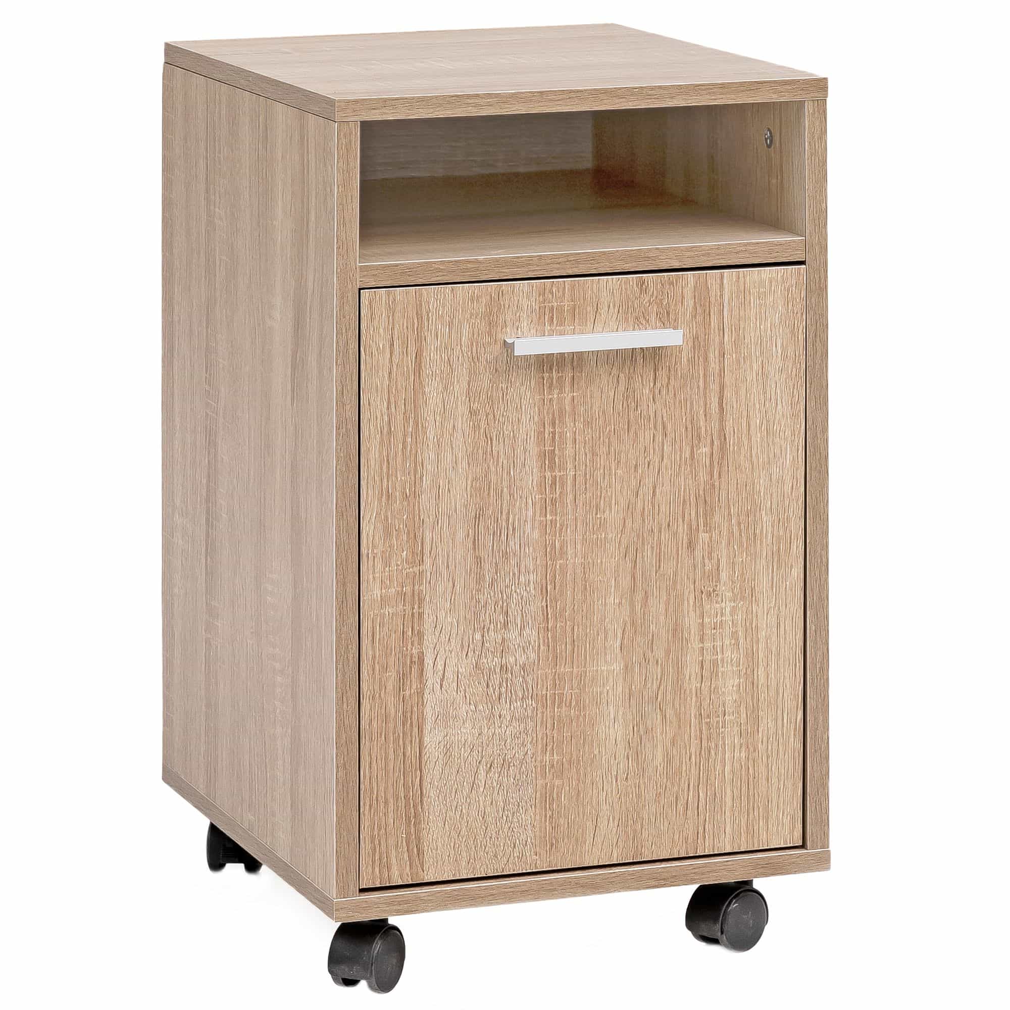 50123-WOHNLING-Rollcontainer-Katsu-33x38x59-5cm-sonAVNuNbgh2btuw Rollcontainer WL5.929 Sonoma 33x60x38cm Schubladenschrank Büro Container