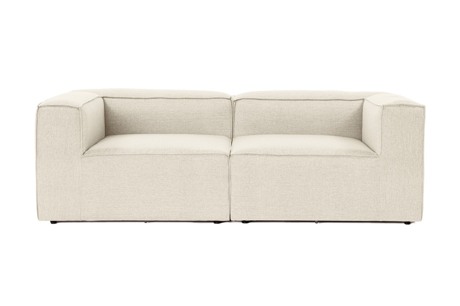 2-Sitzer Sofa Fora – Mikrofaser Linen