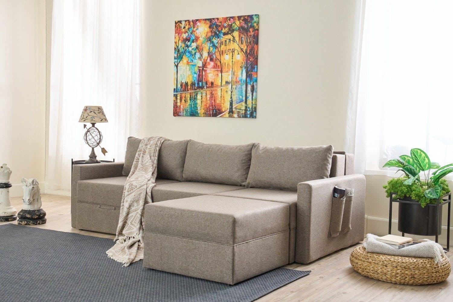 Ecksofa Saros mit Schlaffunktion Ecksofa Saros mit Schlaffunktion