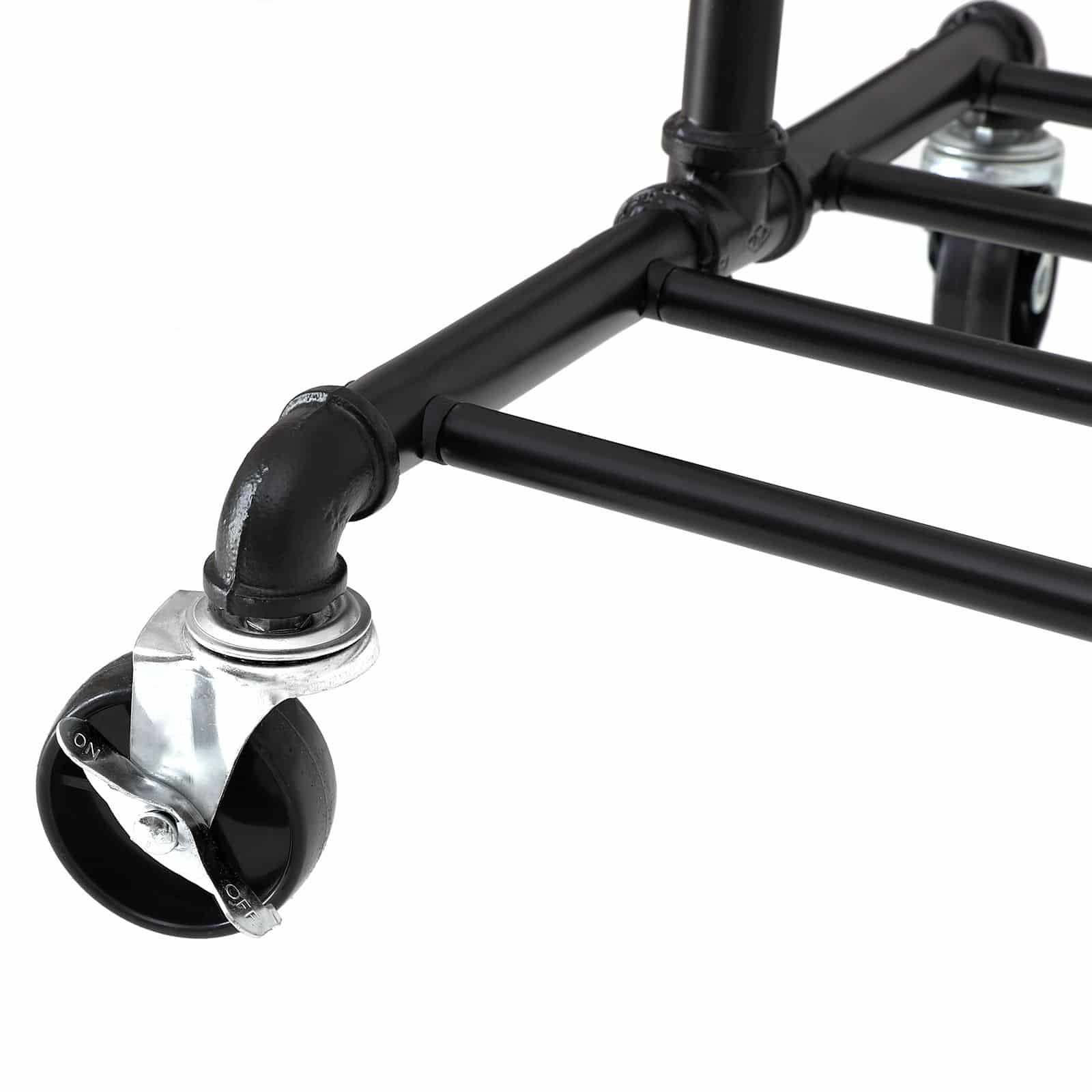 Kleiderstange aus Metall Schwarz-B34HSR62BK Kleiderstange aus Metall Schwarz-B34HSR62BK