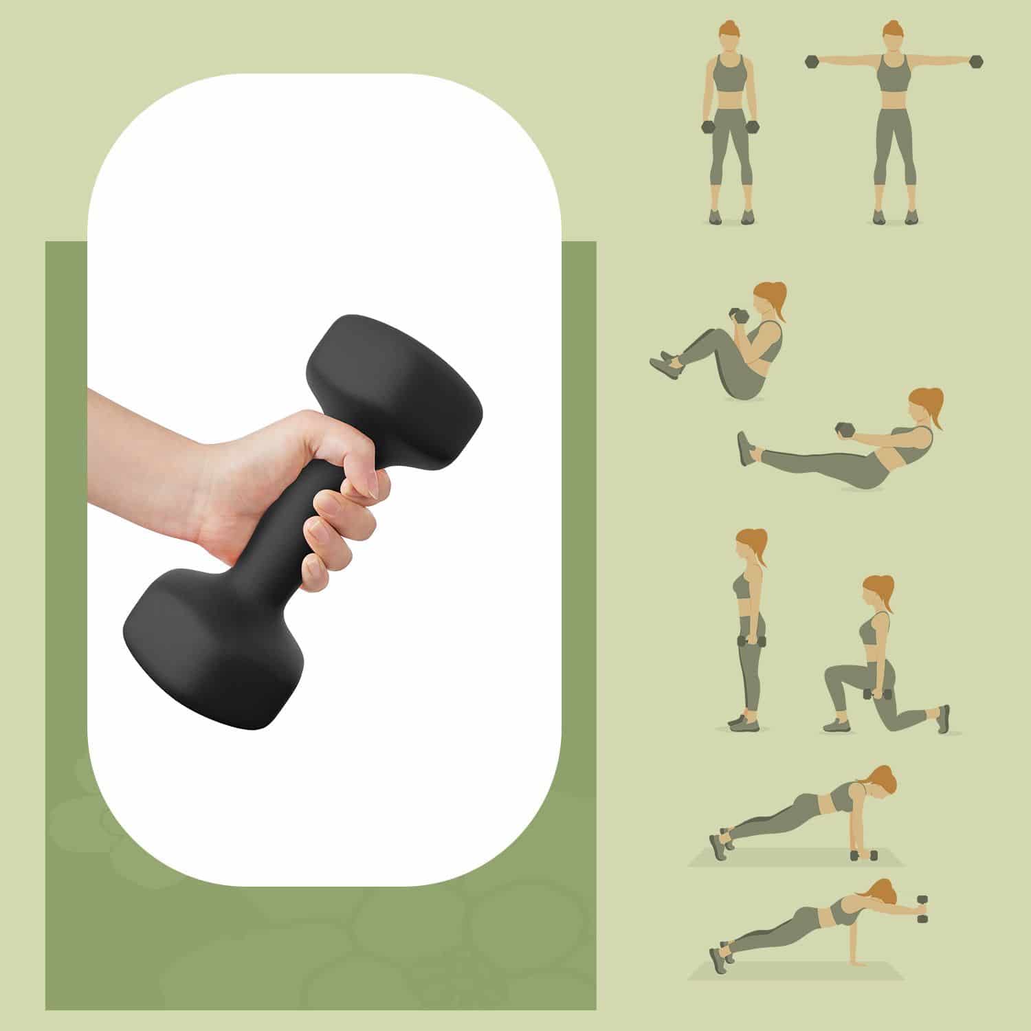 2er Set Hanteln 2 x 4 kg