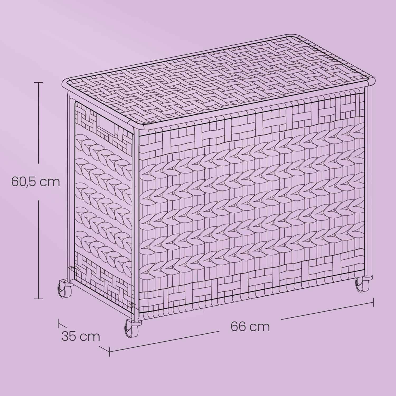 Wäschekorb handgeflochten naturfarben Wäschekorb handgeflochten naturfarben