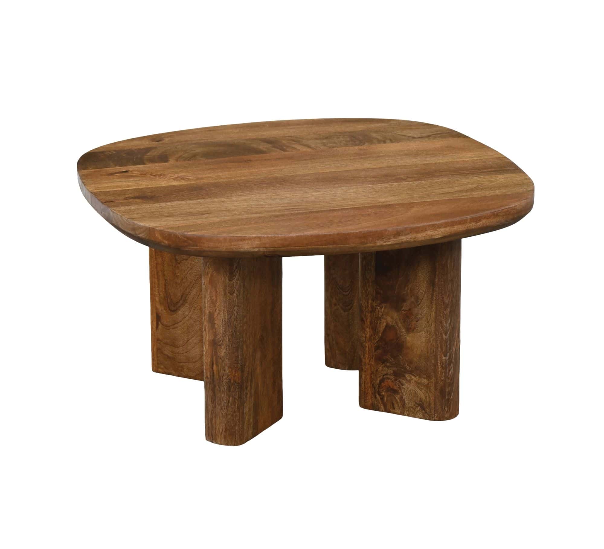 Couchtisch Mango Massivholz 60cm quadratisch - Handgefertigter Wohnzimmertisch aus Echtholz mit abgerundeten Kanten im modernen Design Handmade Couchtisch Mango Massivholz 60cm quadratisch - Handgefertigter Wohnzimmertisch aus Echtholz mit abgerundeten Kanten im modernen Design Handmade
