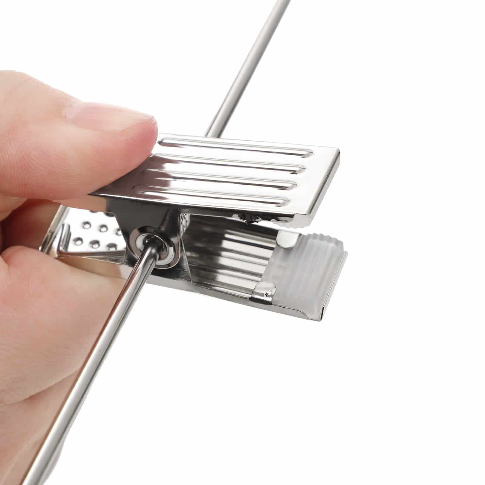 Hosenbügel Samt 12 Stück Schwarz-CRF12B