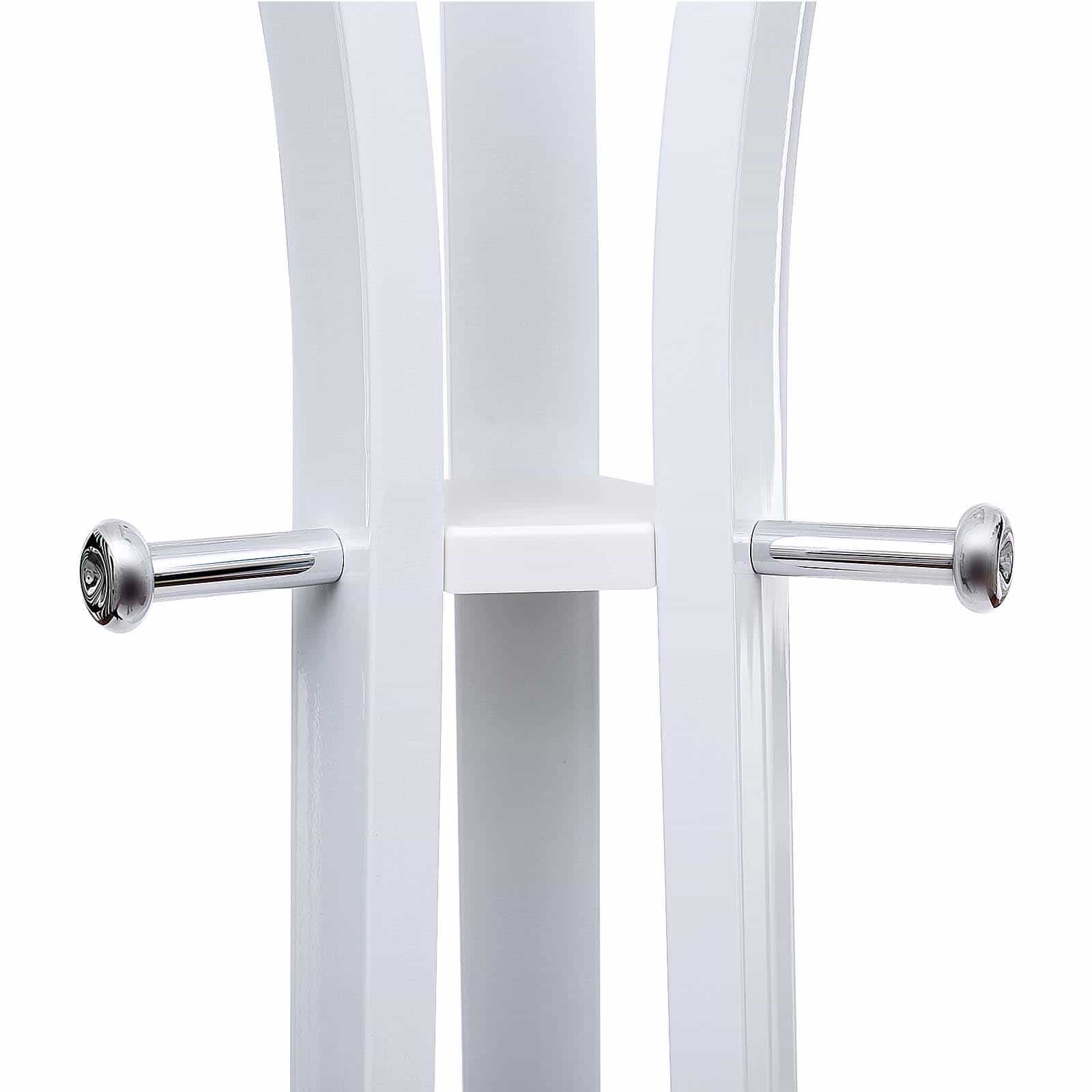 Schlanker Garderobenständer Weiß-RCR01W Schlanker Garderobenständer Weiß-RCR01W