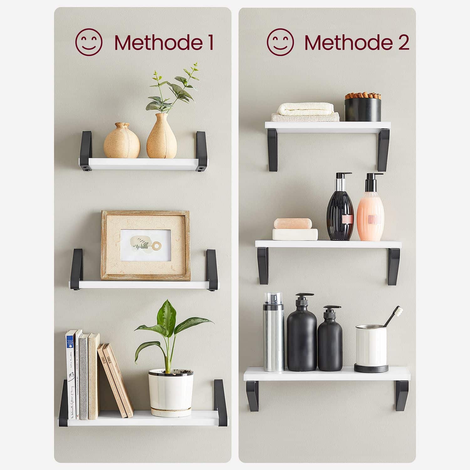 LWS033B14-5 Schweberegal 3er Set