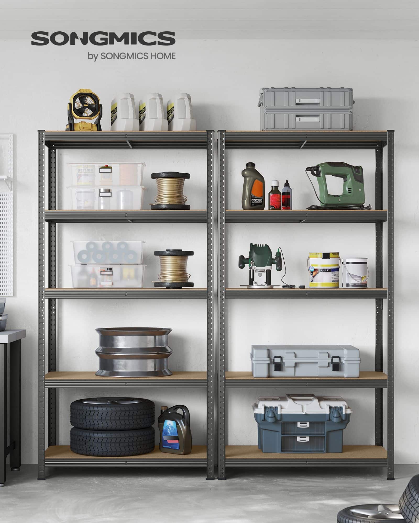 Lagerregal 200 cm hoch grau-B34GLR050G01 Lagerregal 200 cm hoch grau-B34GLR050G01