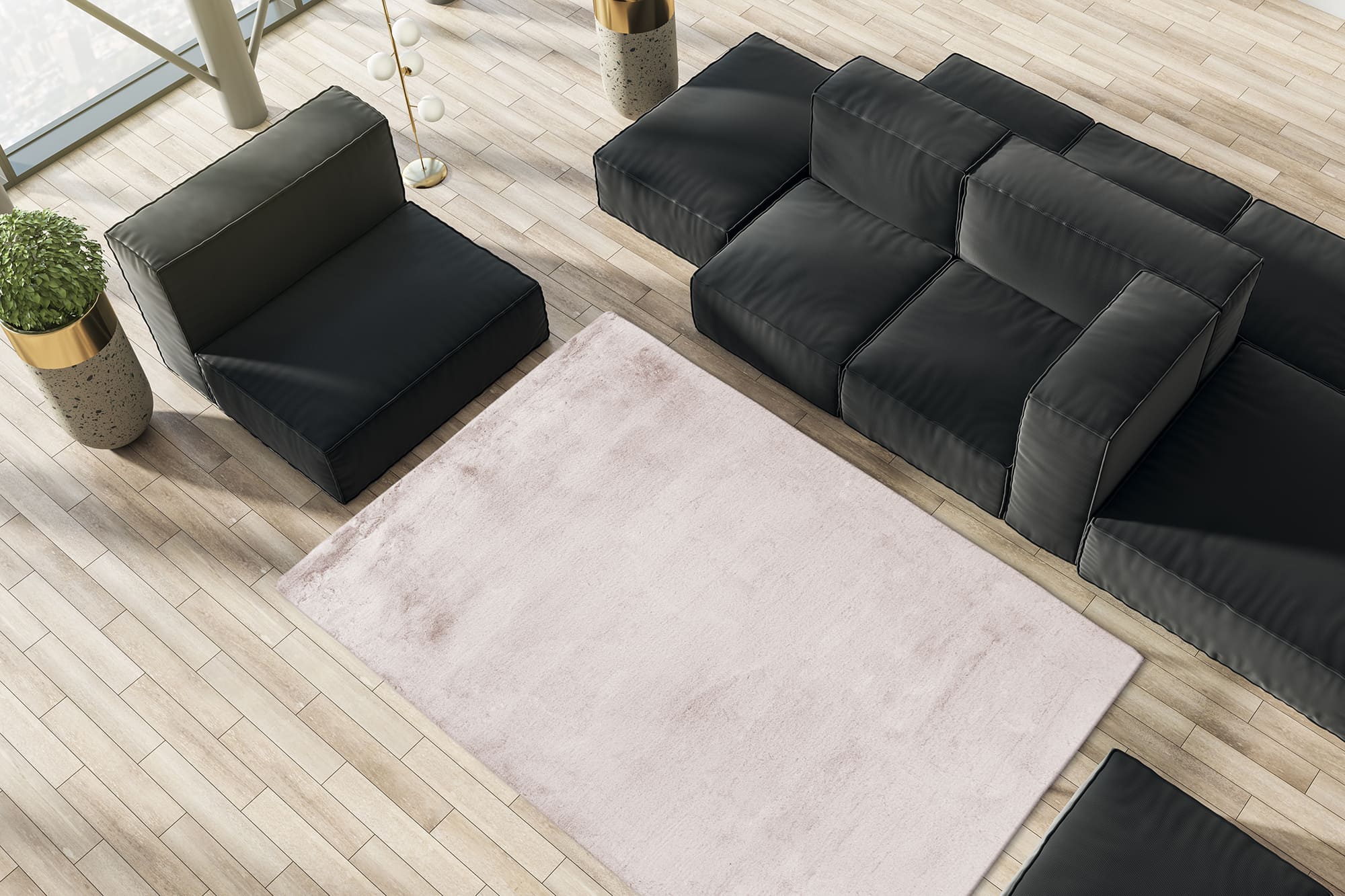 Saika 125 Creme / Weiß 80cm x 150cm Saika 125 Creme / Weiß 80cm x 150cm