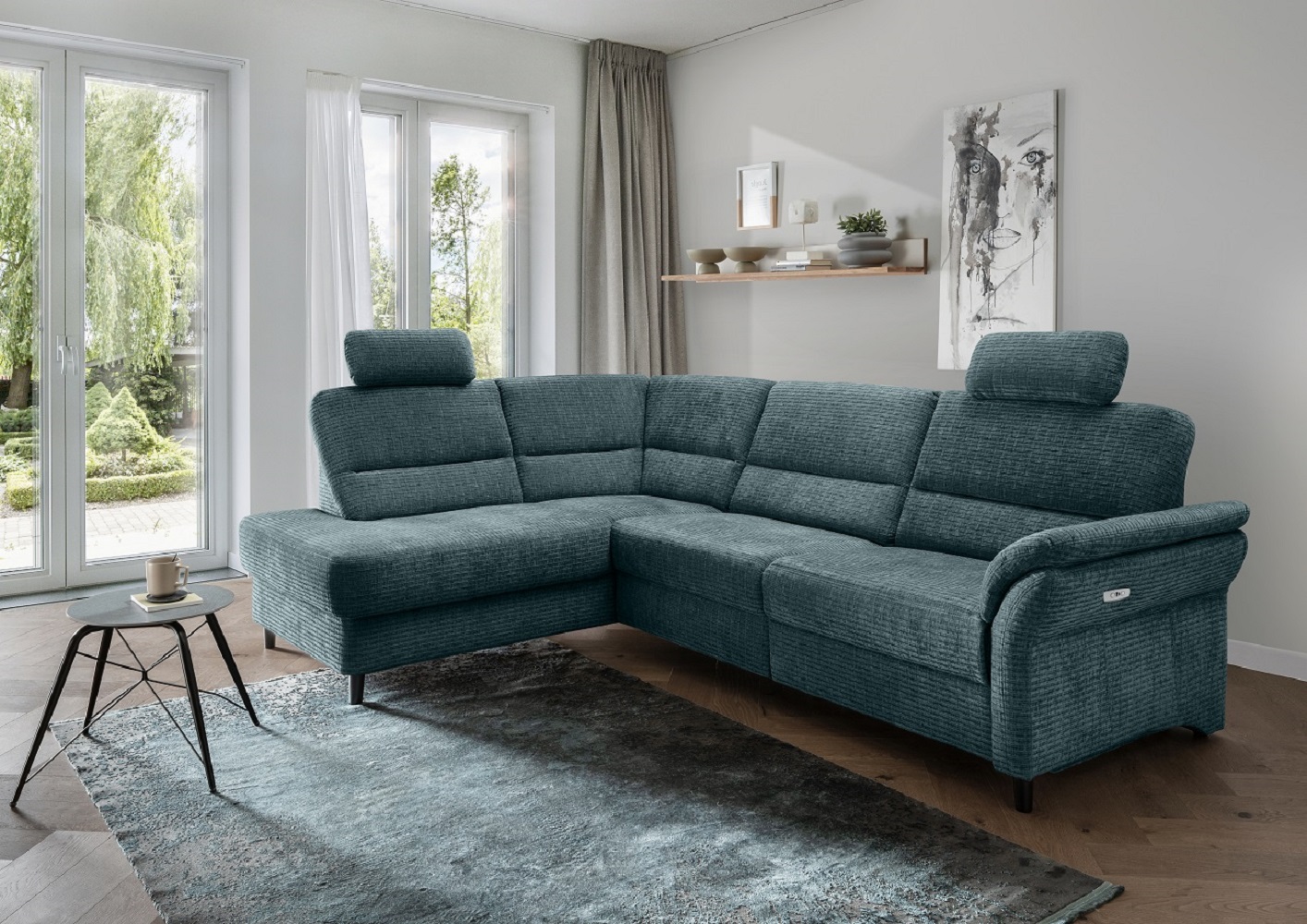 Das Ecksofa Cavoli mit elektronischer Relaxfunktion – Benformato