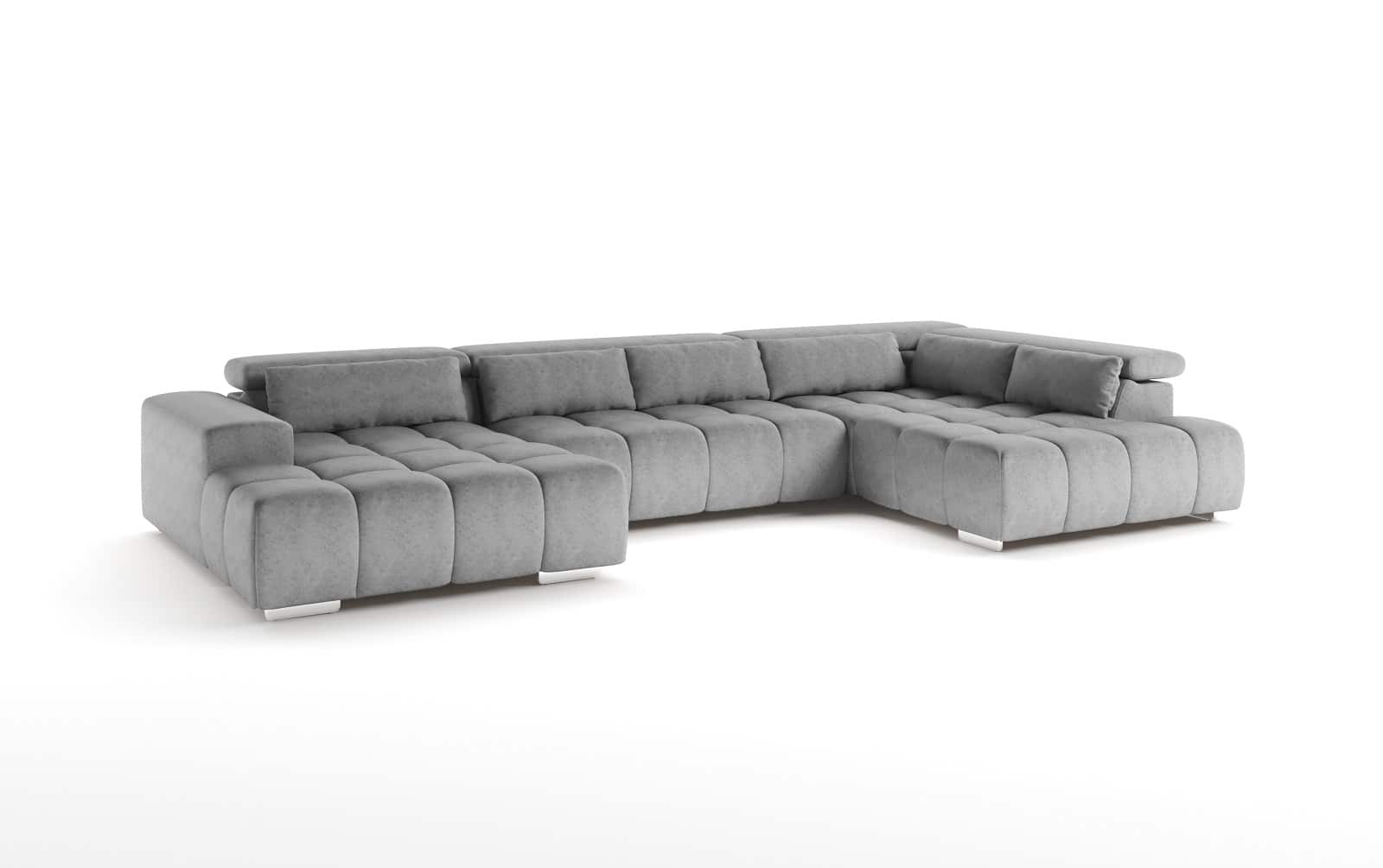Orion XXL Wohnlandschaft - Stoff Fuego - Cotta Orion XXL Wohnlandschaft - Stoff Fuego - Cotta