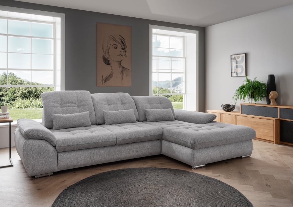 Benformato_Rigatti_2FRFKF-RECBKKF_9753_F06-1 Elegantes Benformato Sofa Rigatti in Hellgrau