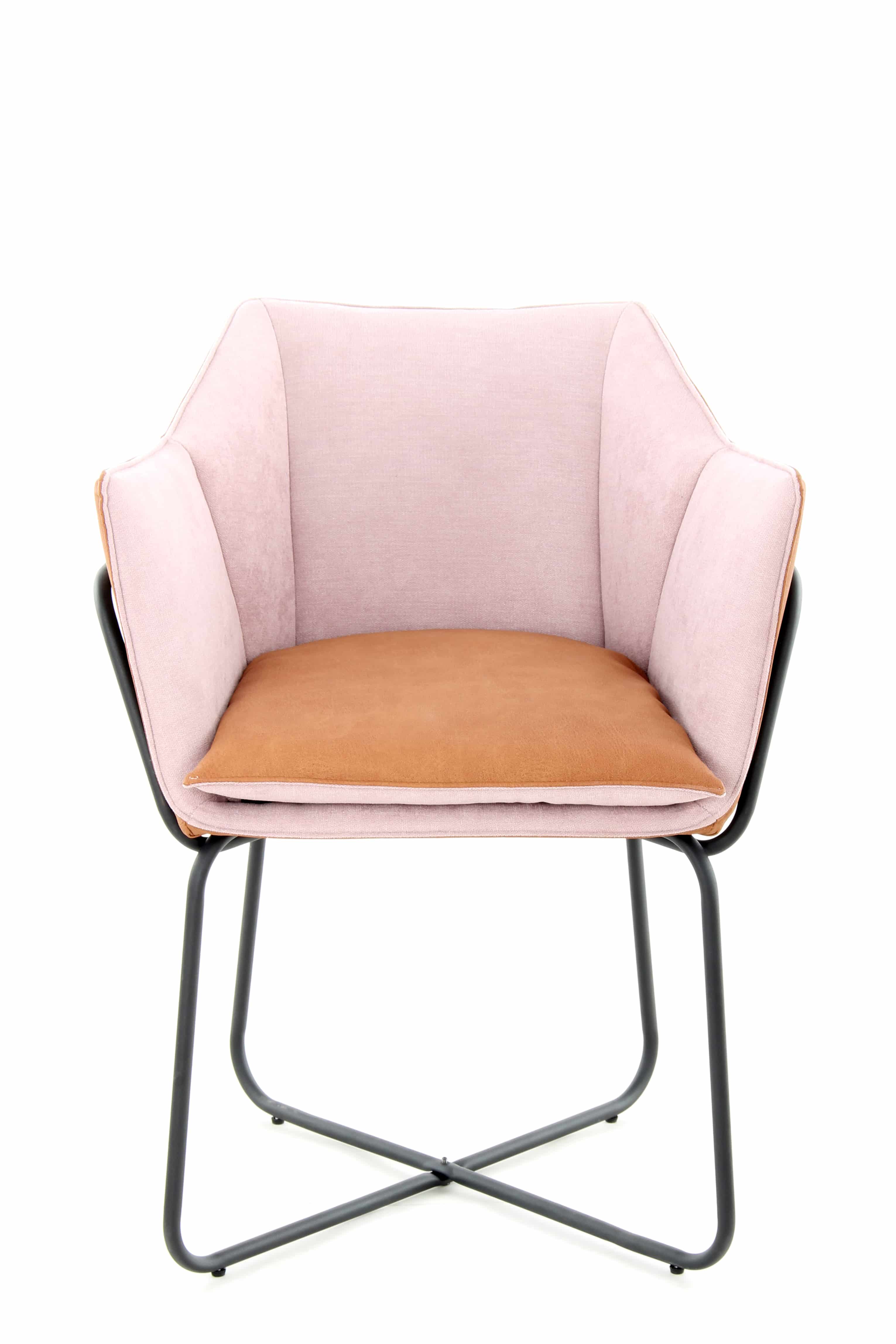 Stuhl Marietta 110 Pastellviolett / Terrakotta