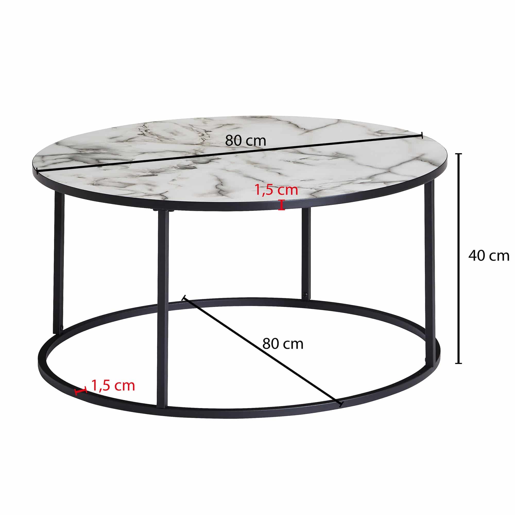 57297-Wohnling-Couchtisch-Marmoroptik-80x40-cm-WL6-234-WL6-234_1 Couchtisch Rund 80x40x80 cm mit Marmor Optik Weiß