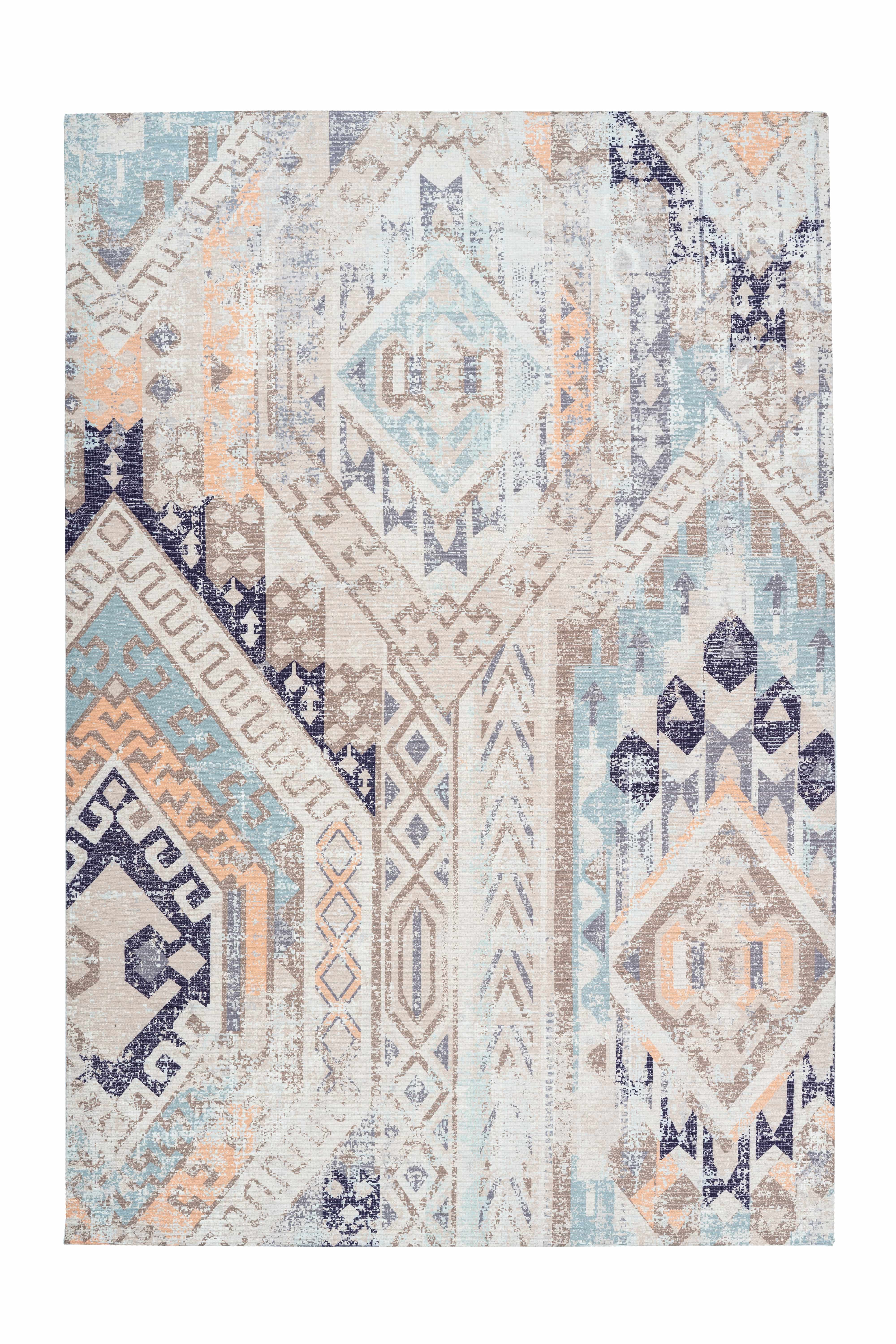 Indiana 200 Multi / Blau 80cm x 150cm Indiana 200 Multi / Blau 80cm x 150cm
