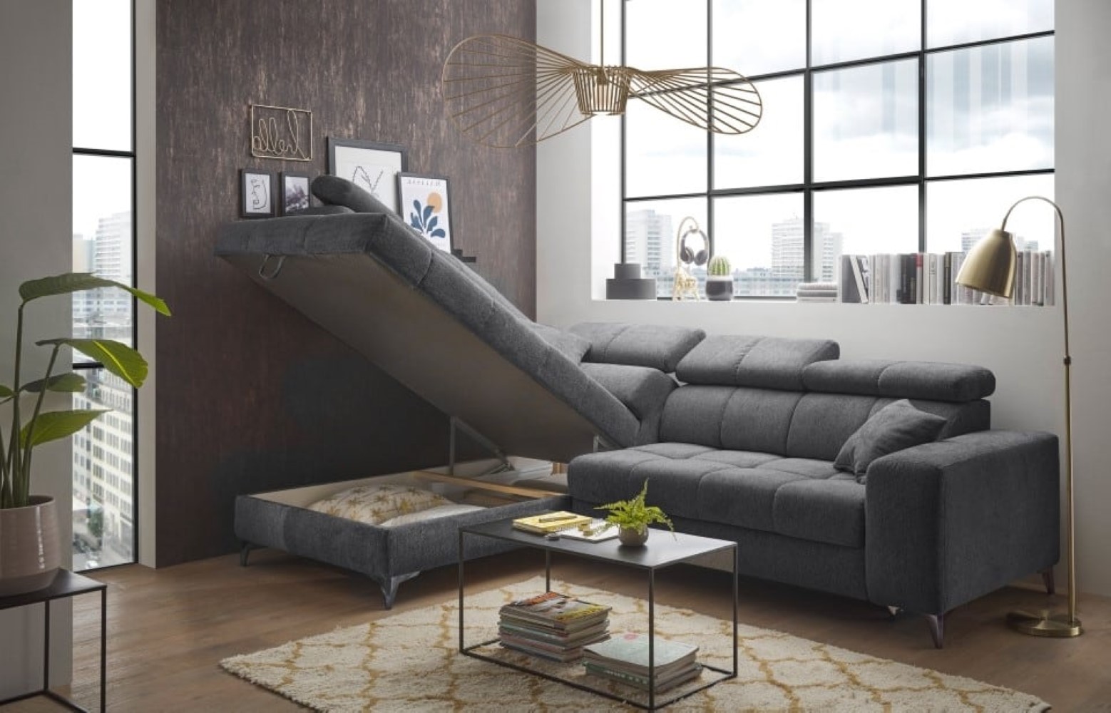 Ecksofa mit Schlaffunktion Sydney - ED Exciting Design Ecksofa mit Schlaffunktion Sydney - ED Exciting Design