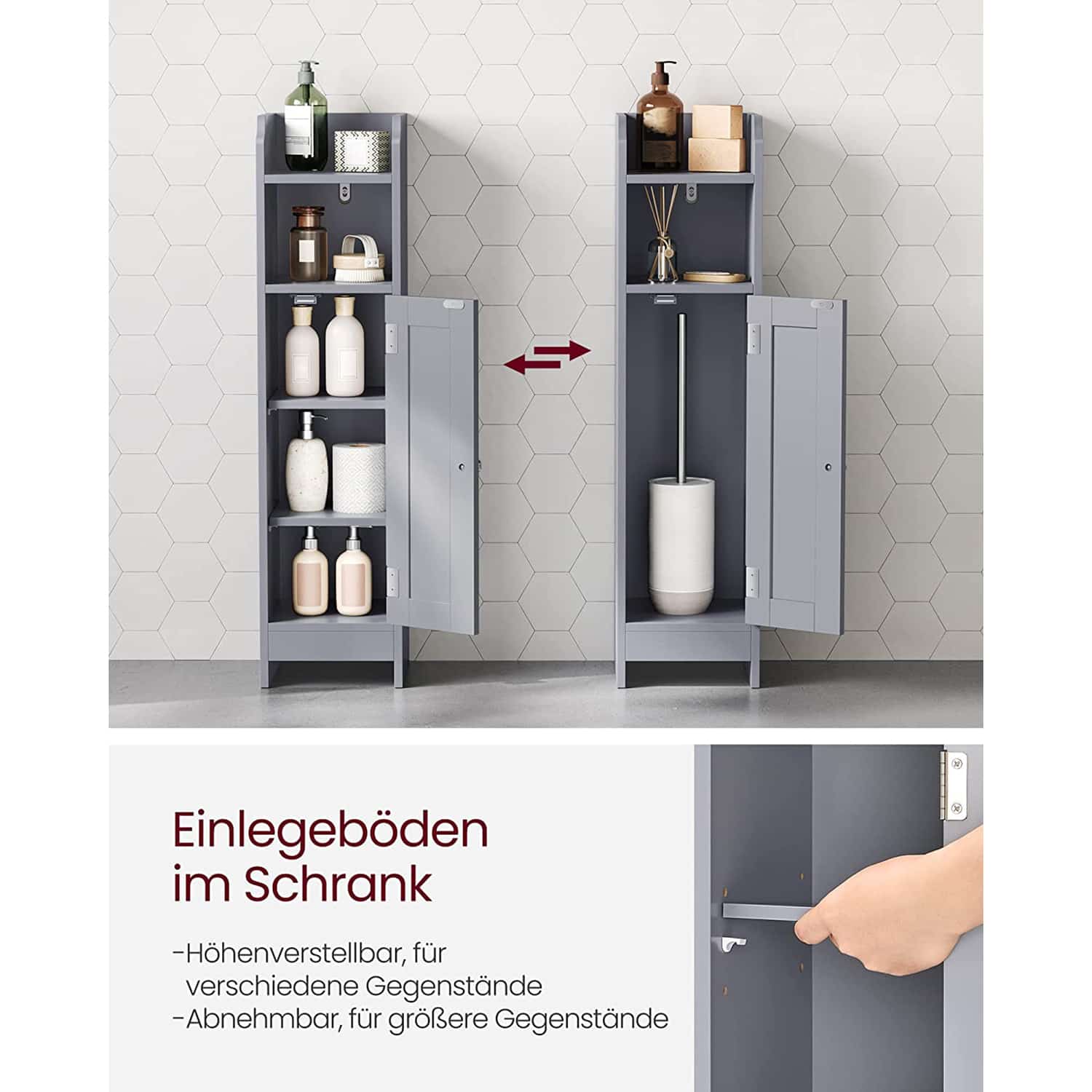 Badezimmerschrank schmal mit Tür Badezimmerschrank schmal mit Tür