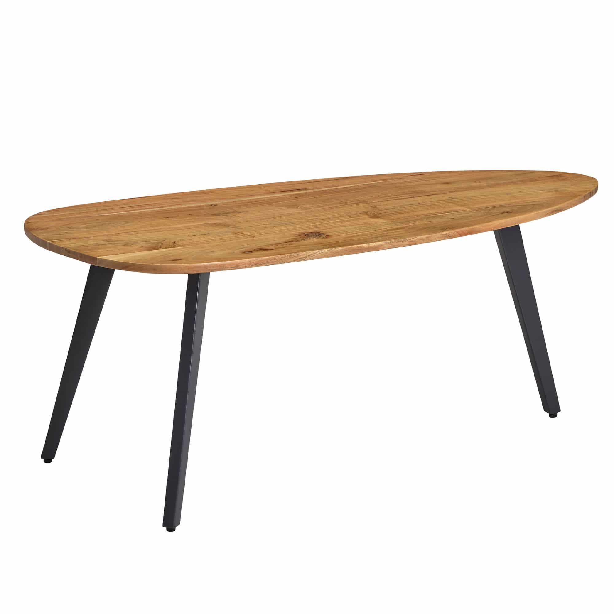 Couchtisch Akazie Massivholz 110 x 45 x 60 cm Wohnzimmertisch Nierenform Couchtisch Akazie Massivholz 110 x 45 x 60 cm Wohnzimmertisch Nierenform