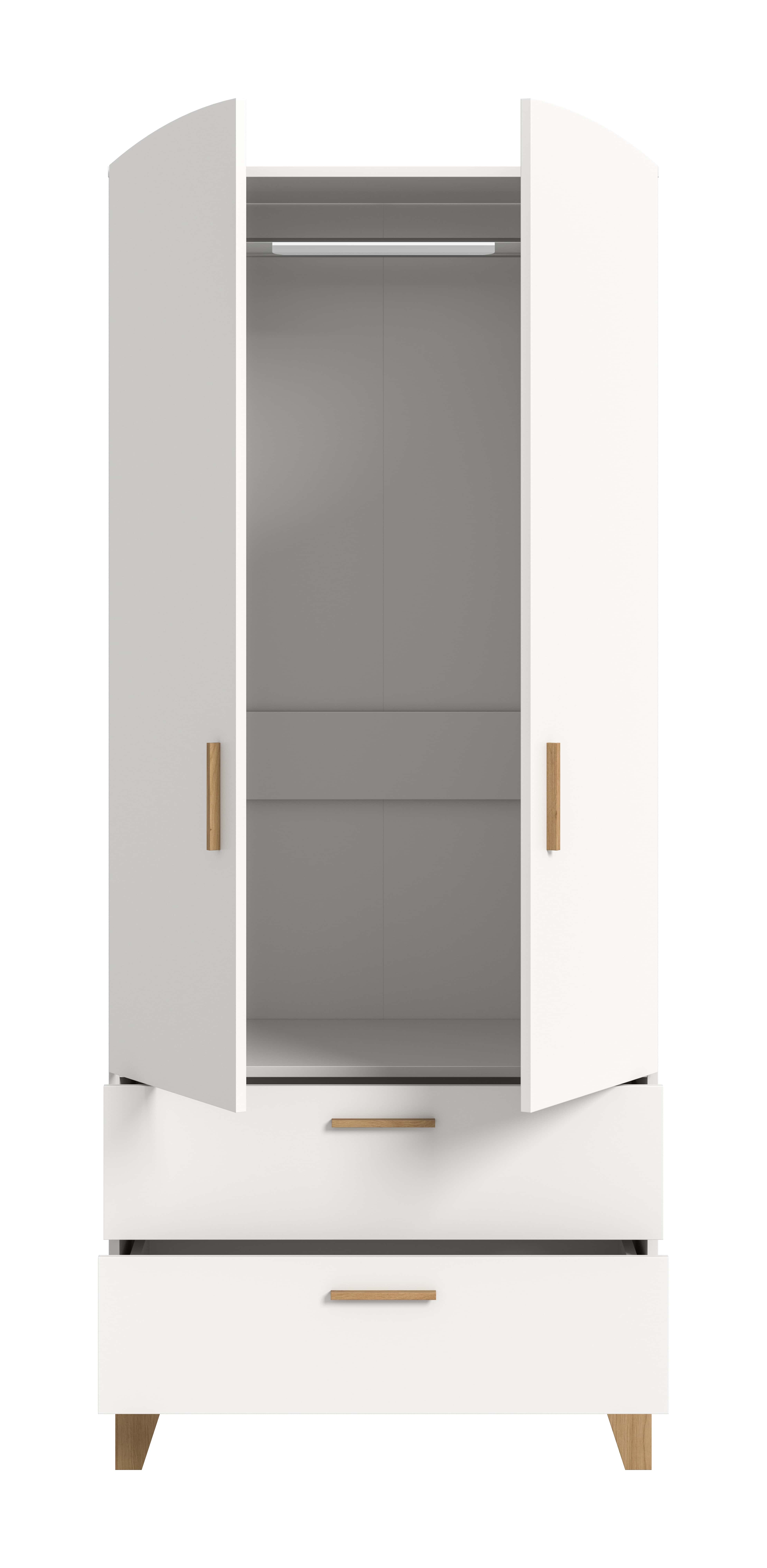 Stella Kleiderschrank 2-türig