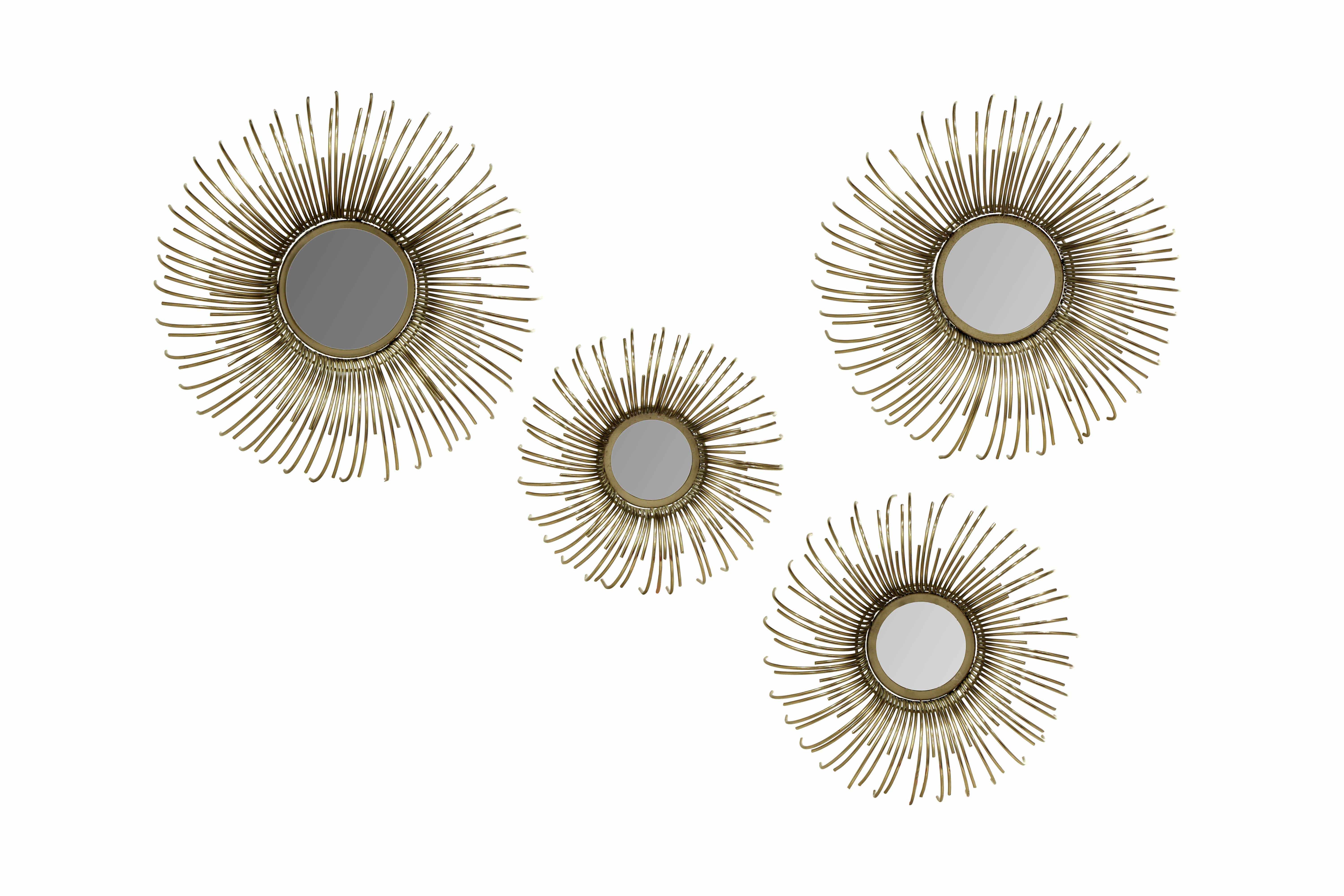 Wandspiegel Duke 525 4er-Set Silber Wandspiegel Duke 525 4er-Set Silber